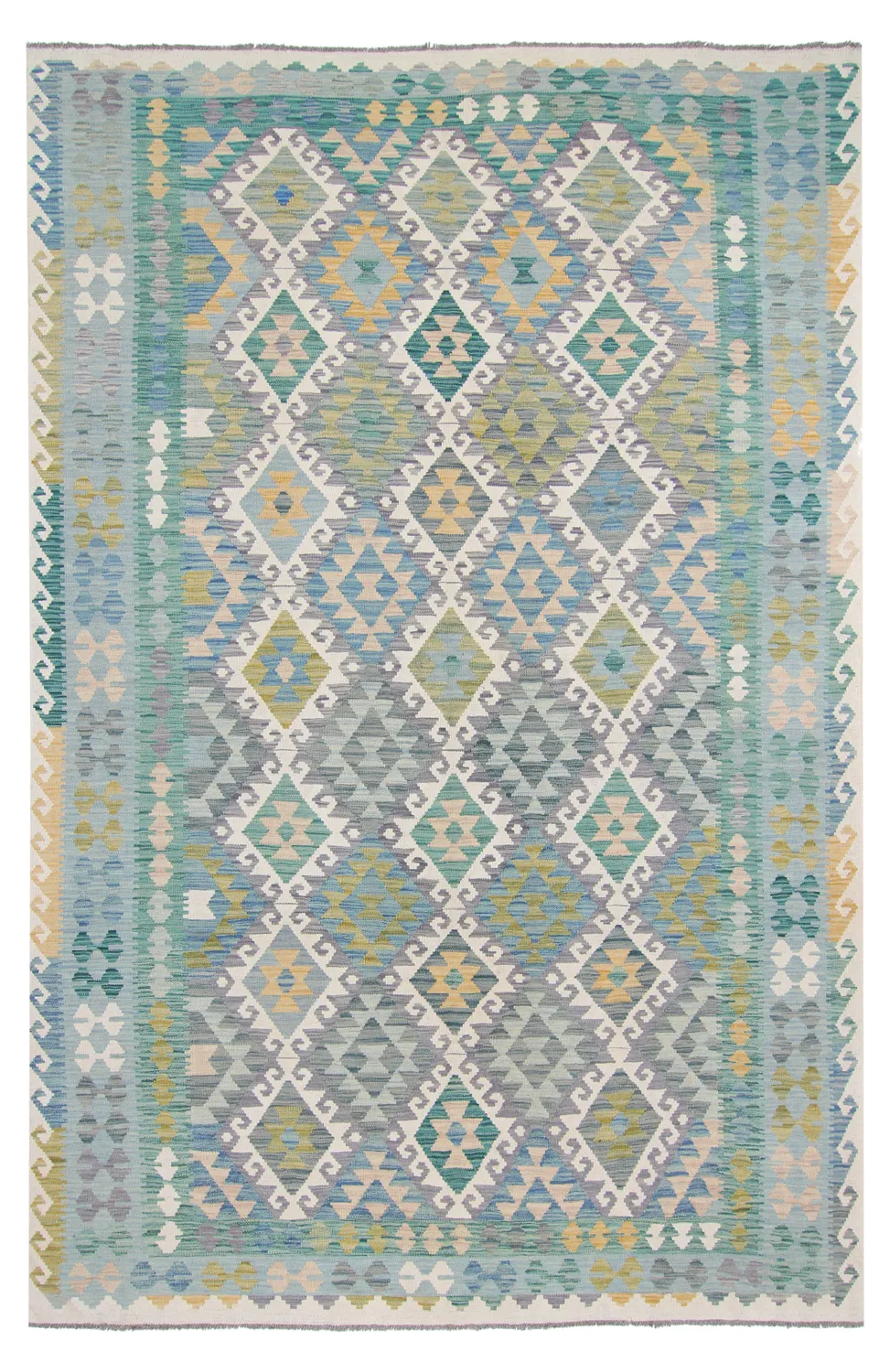 Alfombra kilim oriental 307 x 199 cm