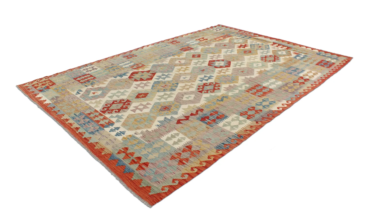 Alfombra kilim oriental 294 x 204 cm
