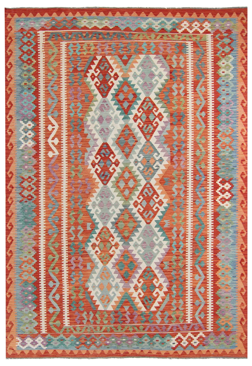 Alfombra kilim oriental 302 x 205 cm