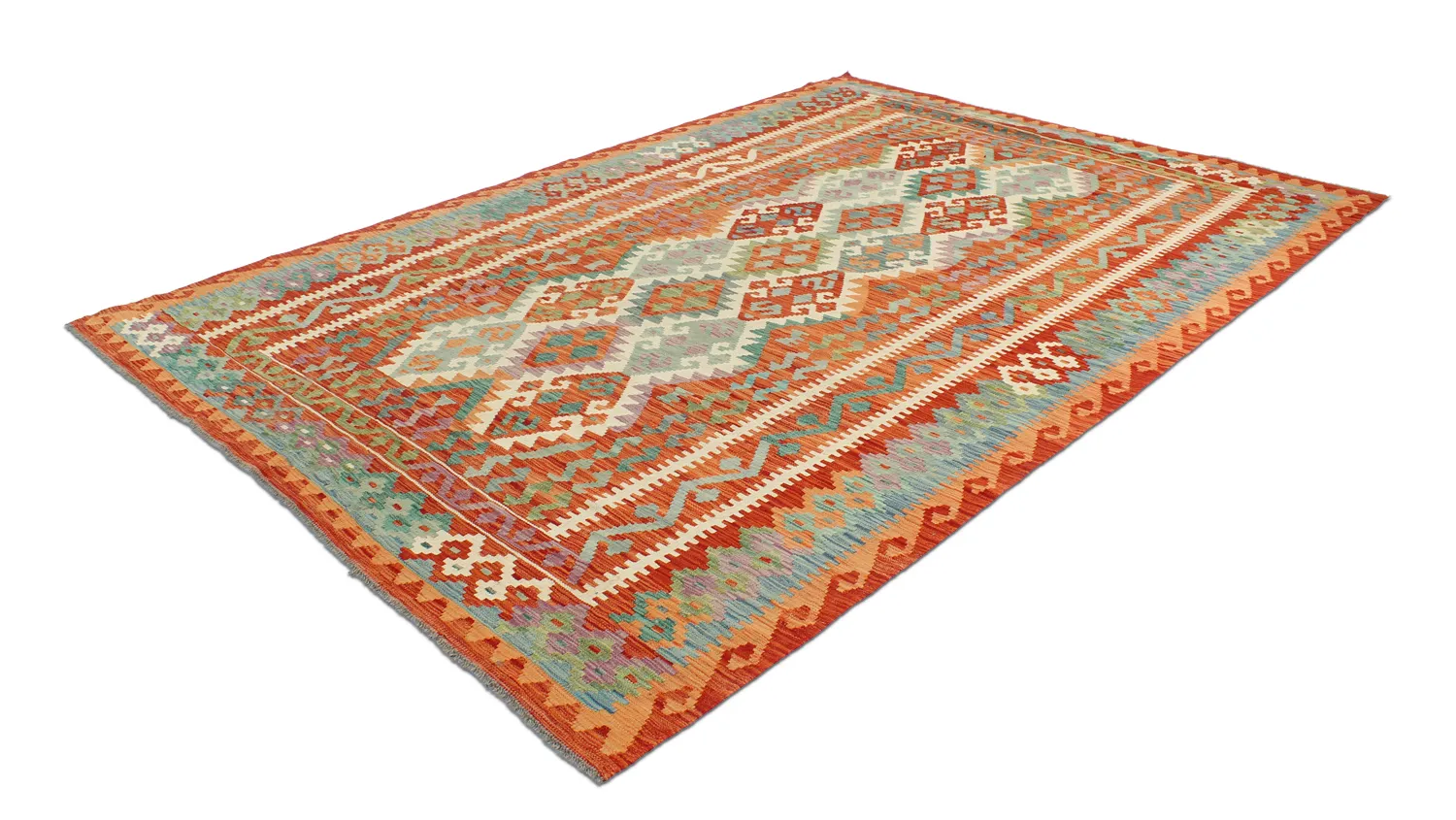 Alfombra kilim oriental 302 x 205 cm