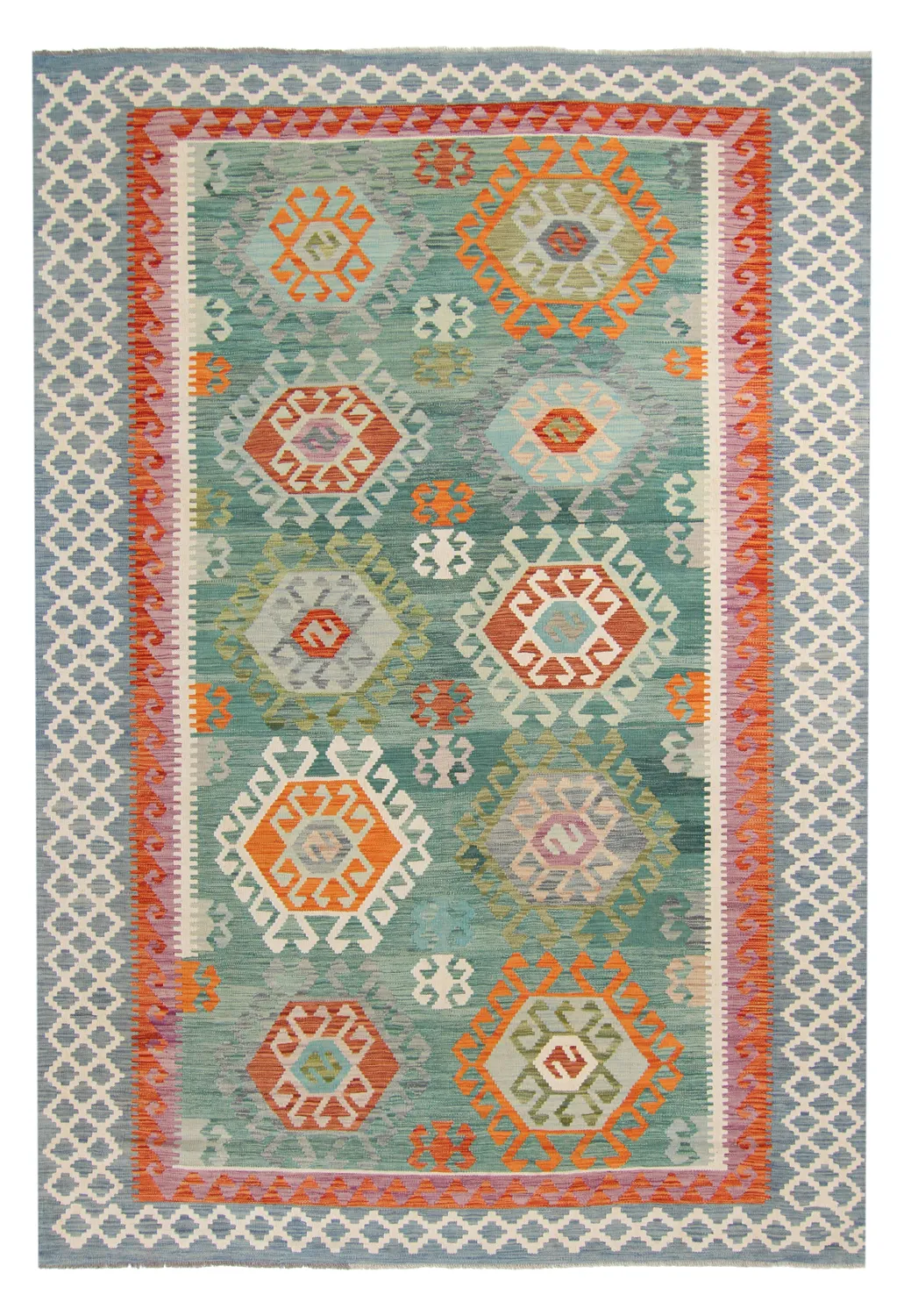Alfombra kilim oriental 299 x 209 cm