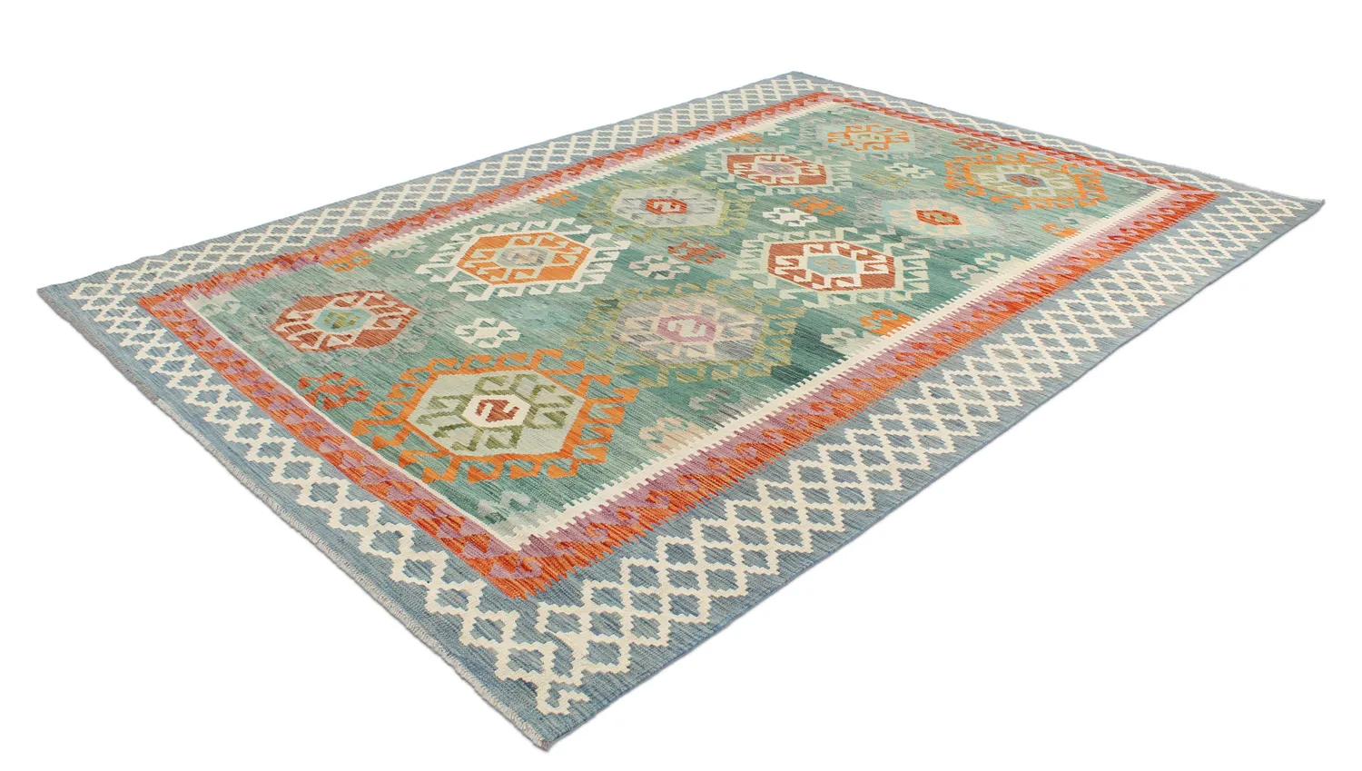 Alfombra kilim oriental 299 x 209 cm