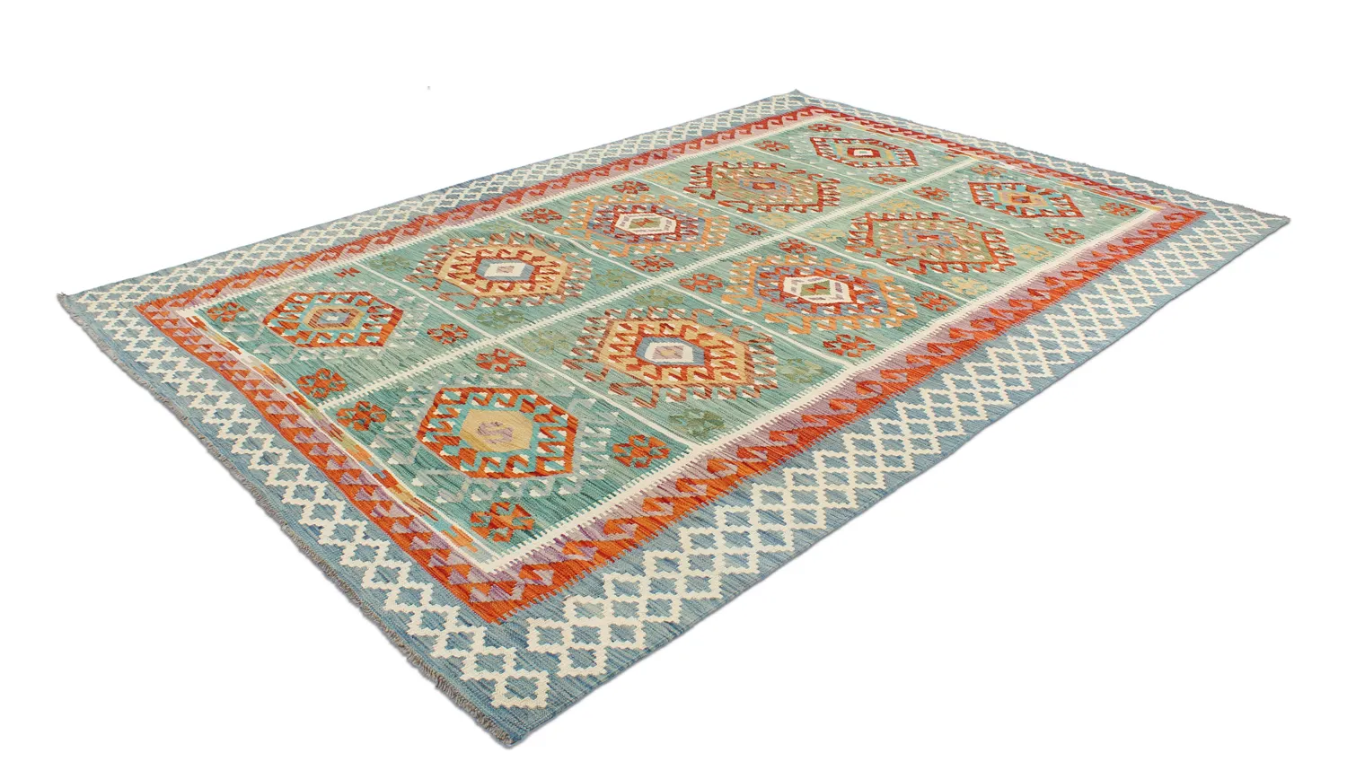 Alfombra kilim oriental 301 x 201 cm