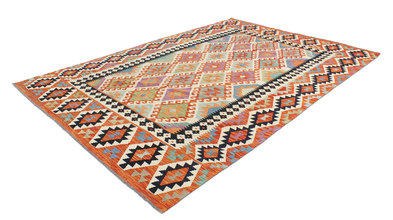 Alfombra kilim oriental 298 x 204 cm