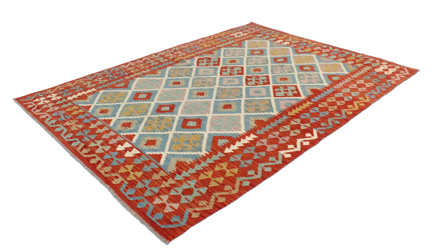 Alfombra kilim oriental 243 x 170 cm