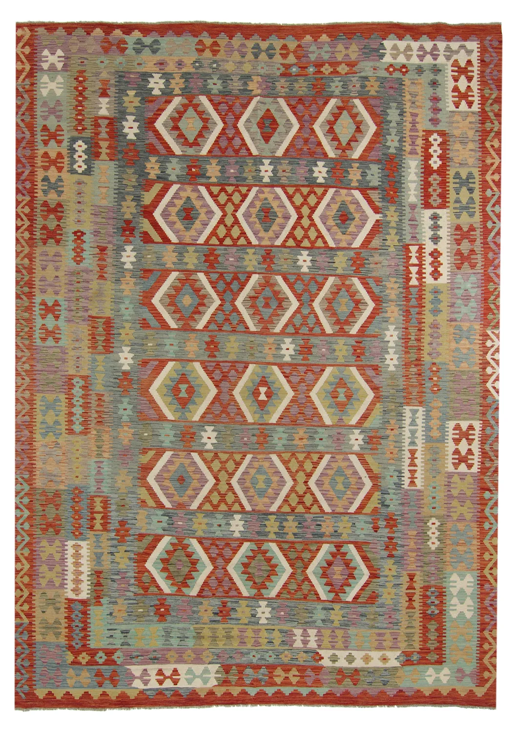 Alfombra kilim oriental 344 x 246 cm
