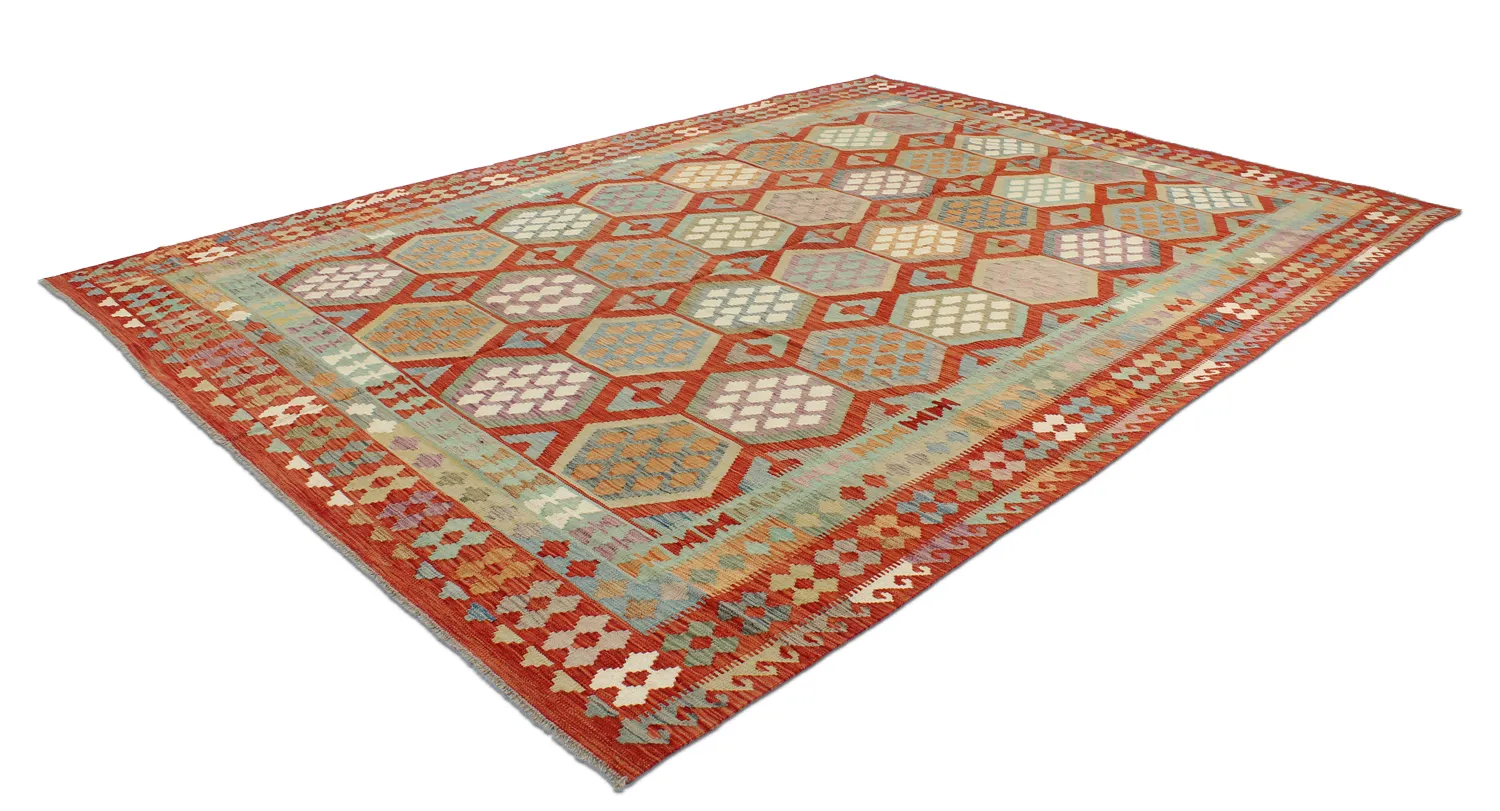 Alfombra kilim oriental 353 x 253 cm