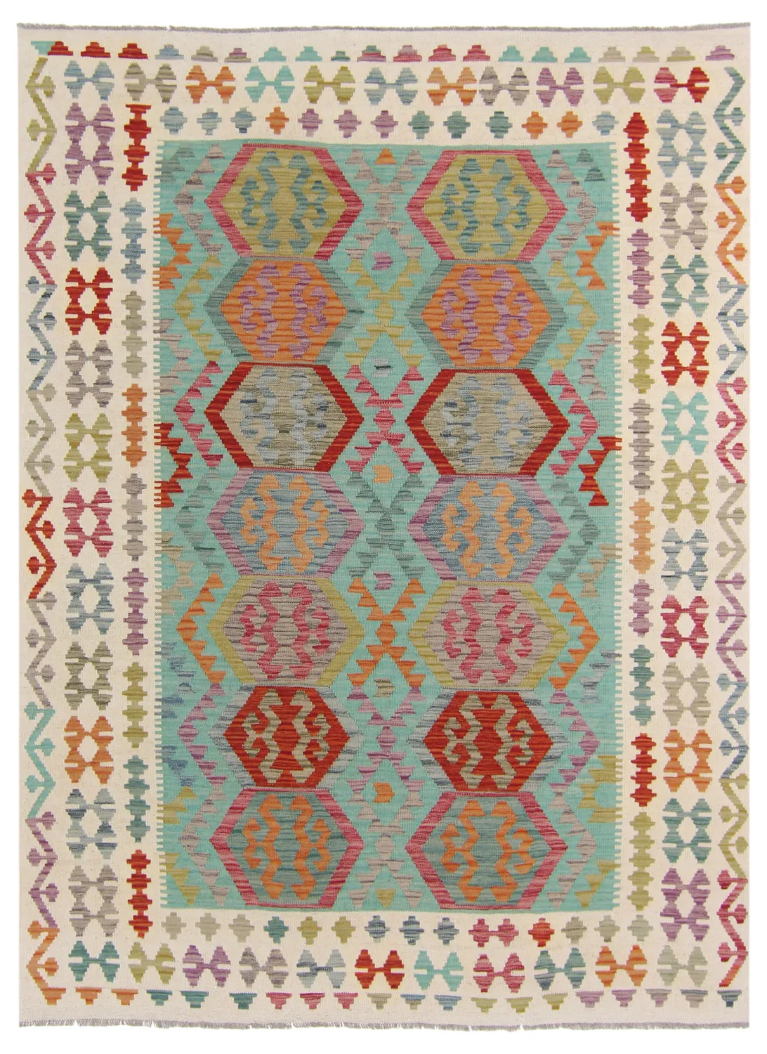 Alfombra kilim oriental 231 x 176 cm