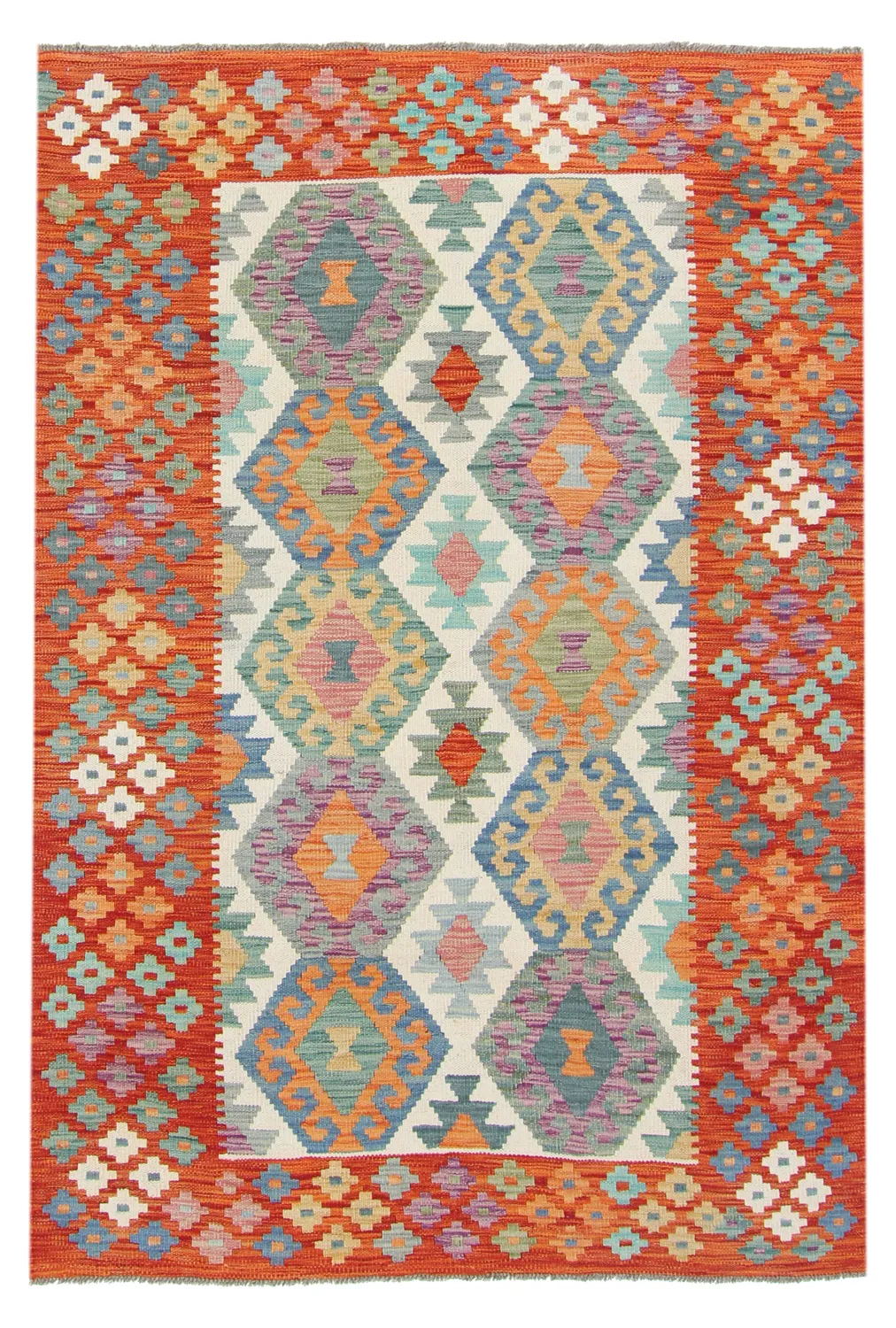 Alfombra kilim oriental 185 x 127 cm
