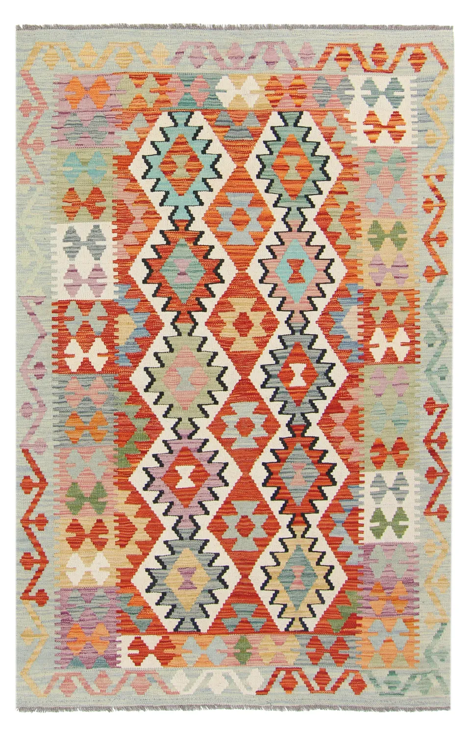 Alfombra kilim oriental 186 x 122 cm