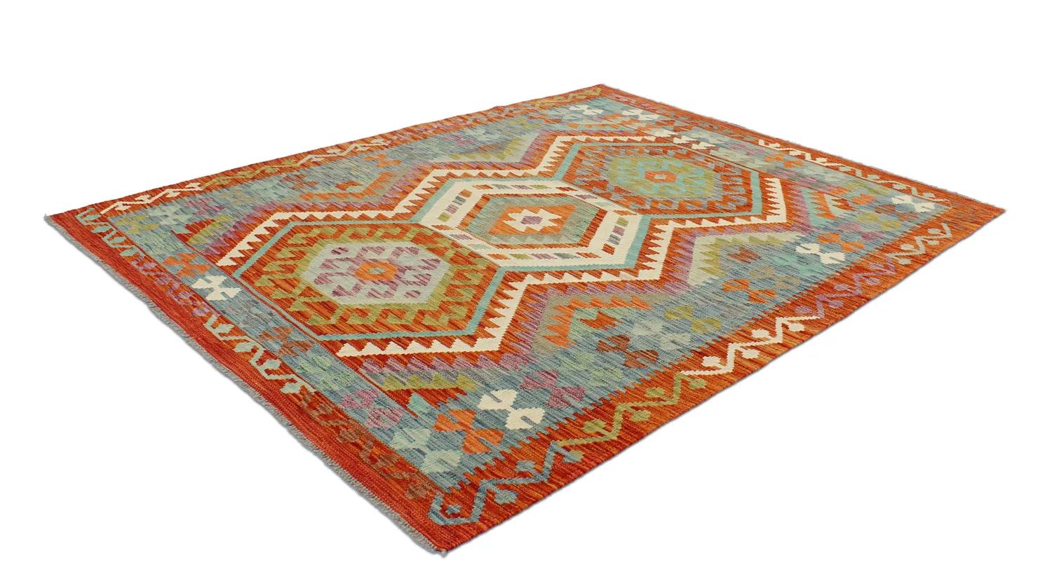 Alfombra kilim oriental 198 x 155 cm