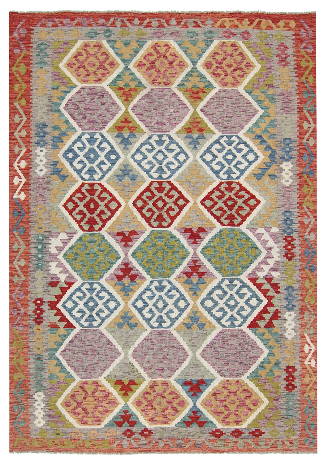 Alfombra kilim oriental 237 x 163 cm