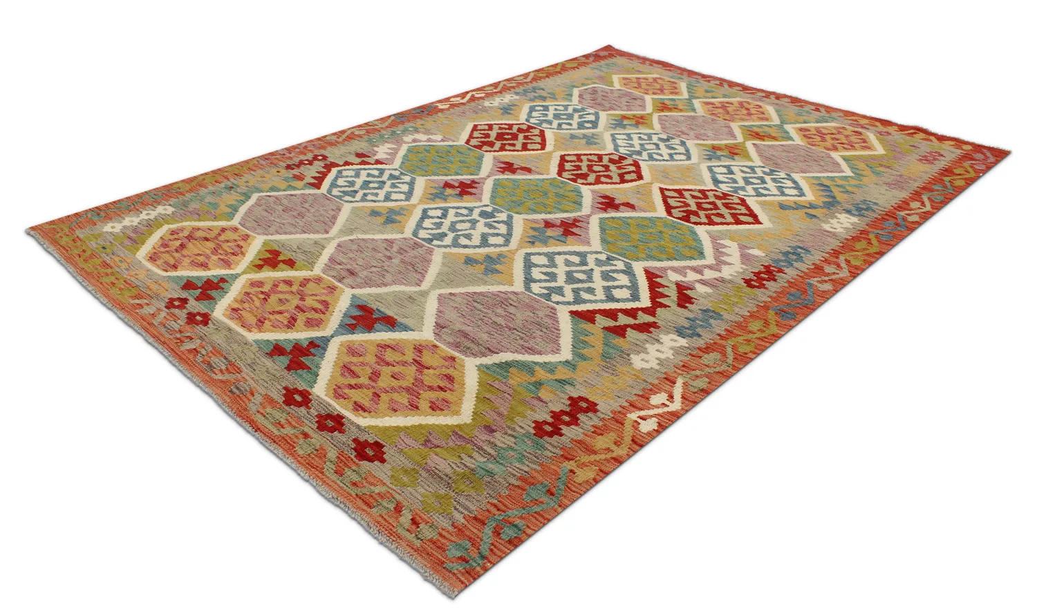 Alfombra kilim oriental 237 x 163 cm