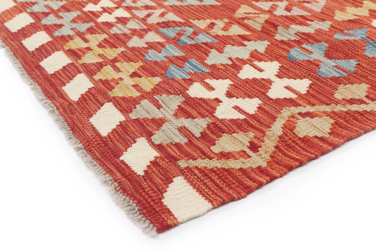 Alfombra kilim oriental 248 x 176 cm