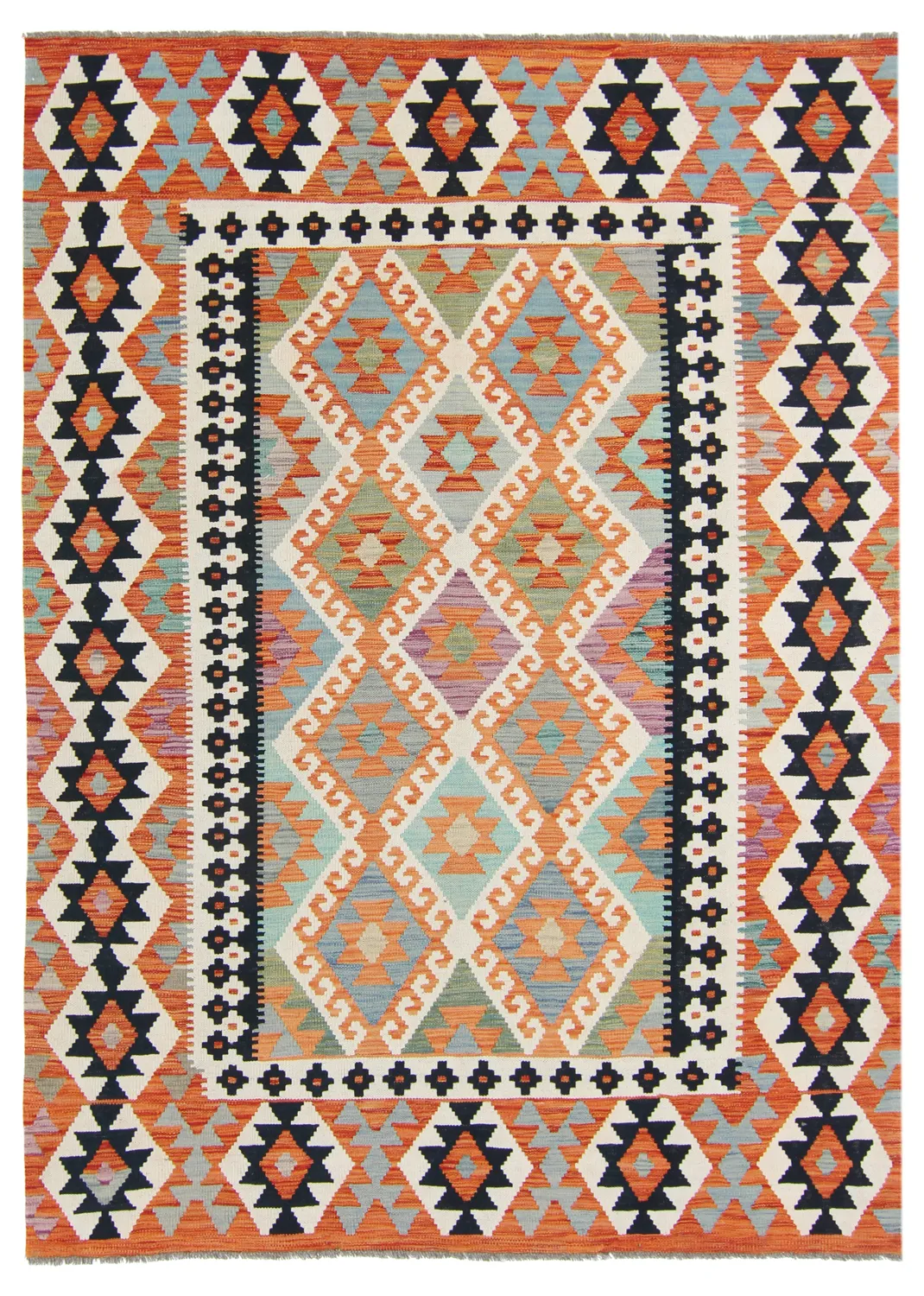 Alfombra kilim oriental 238 x 172 cm