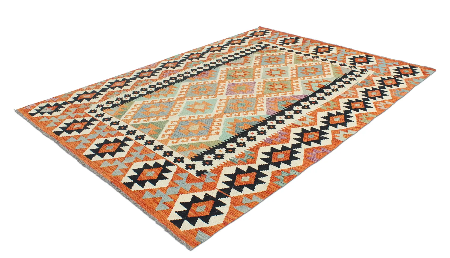 Alfombra kilim oriental 238 x 172 cm