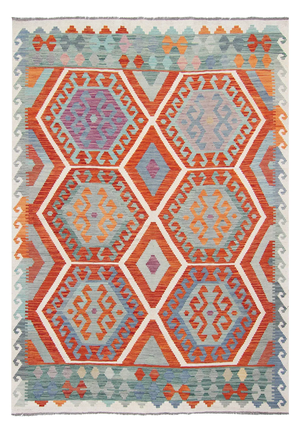 Alfombra kilim oriental 235 x 172 cm