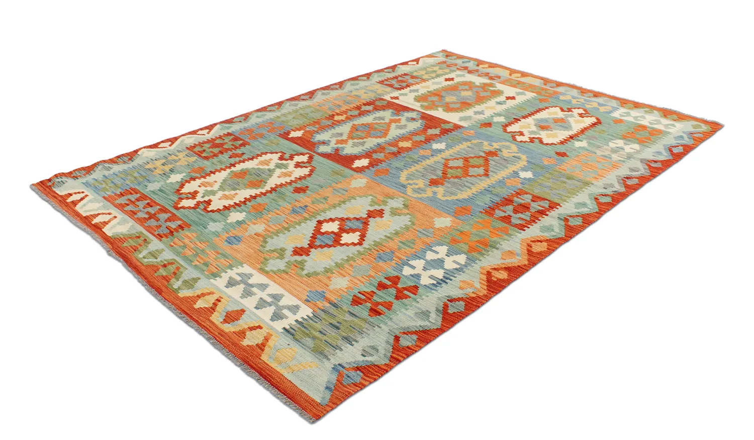 Alfombra kilim oriental 241 x 167 cm
