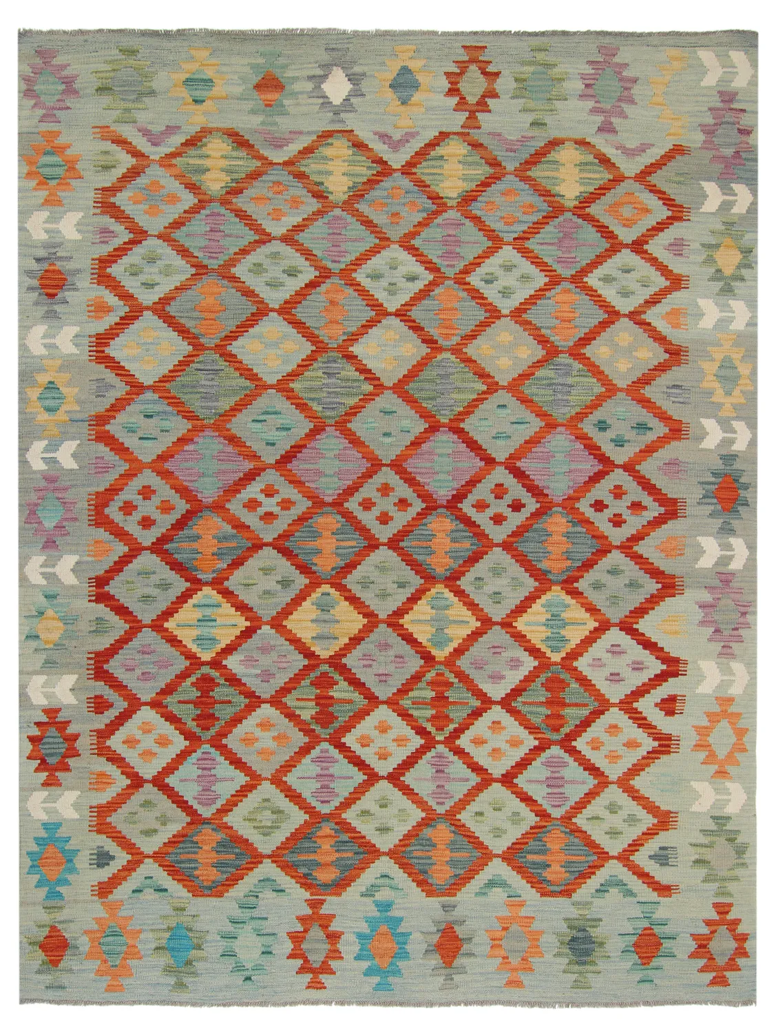 Alfombra kilim oriental 241 x 181 cm
