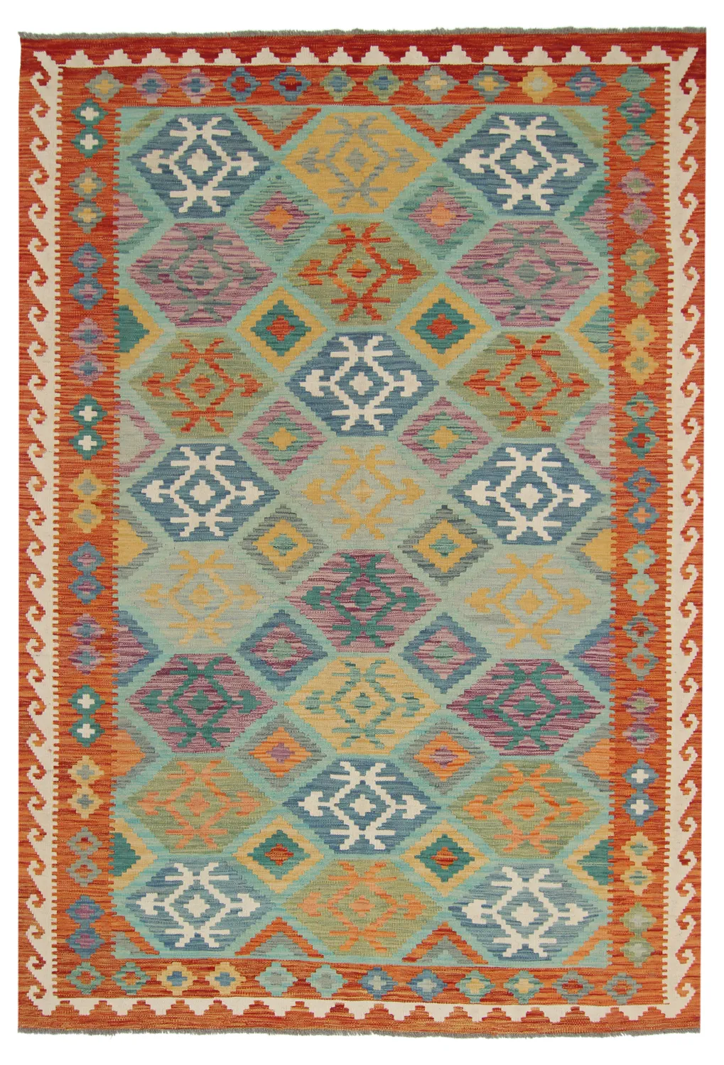 Alfombra kilim oriental 251 x 173 cm