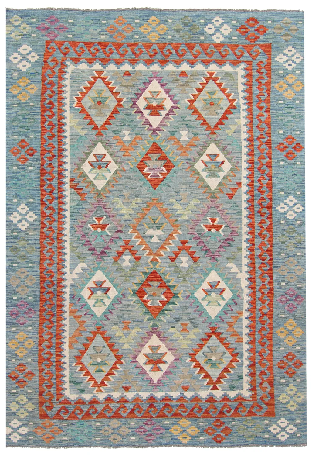 Alfombra kilim oriental 245 x 172 cm