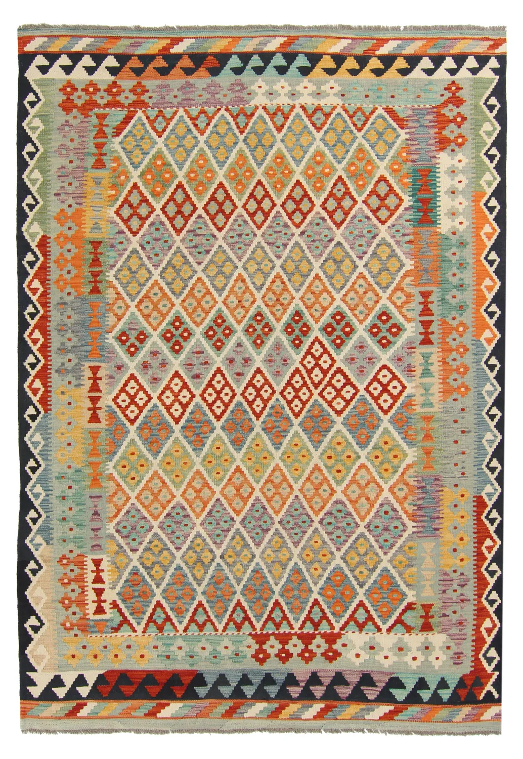 Alfombra kilim oriental 235 x 173 cm