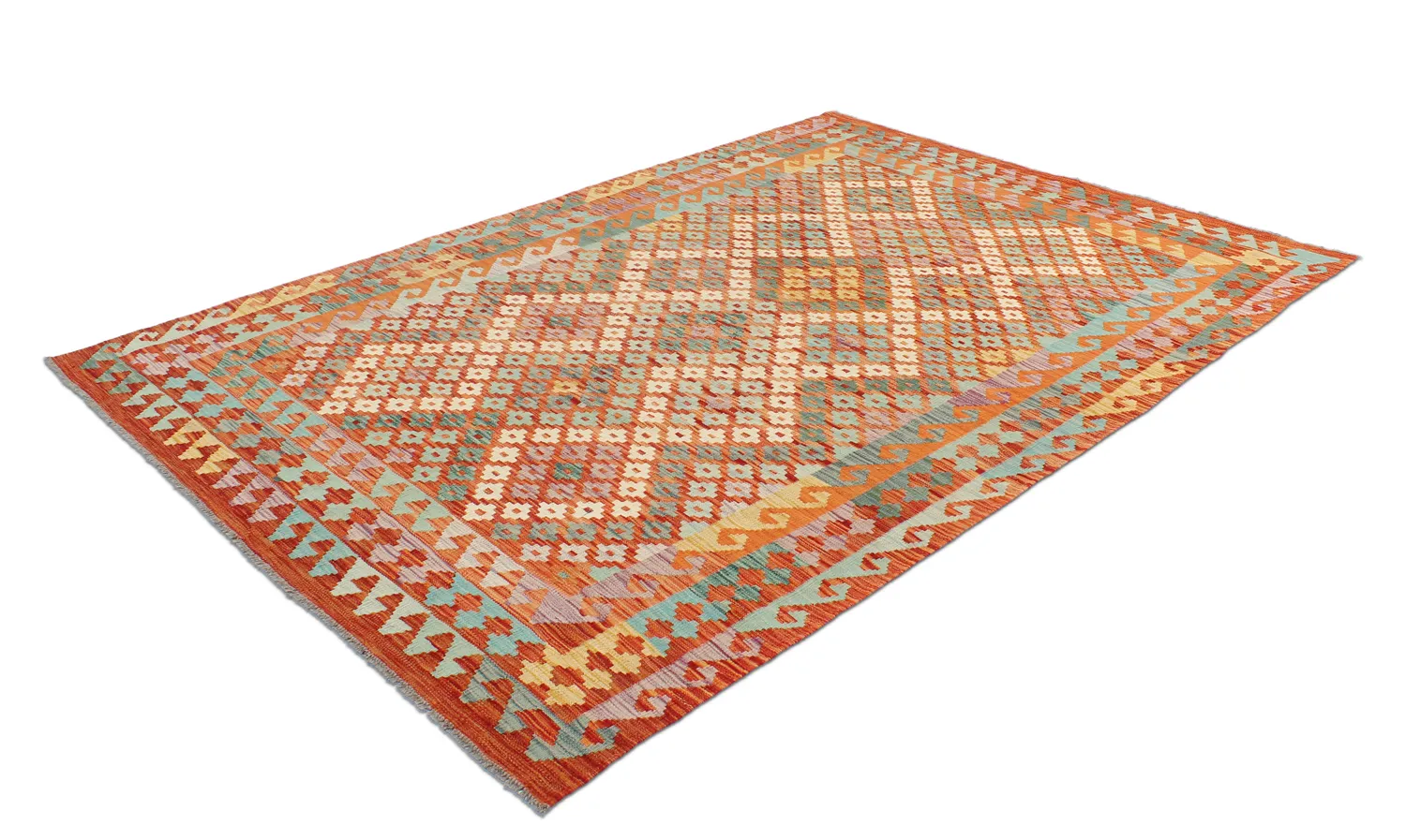 Alfombra kilim oriental 247 x 170 cm