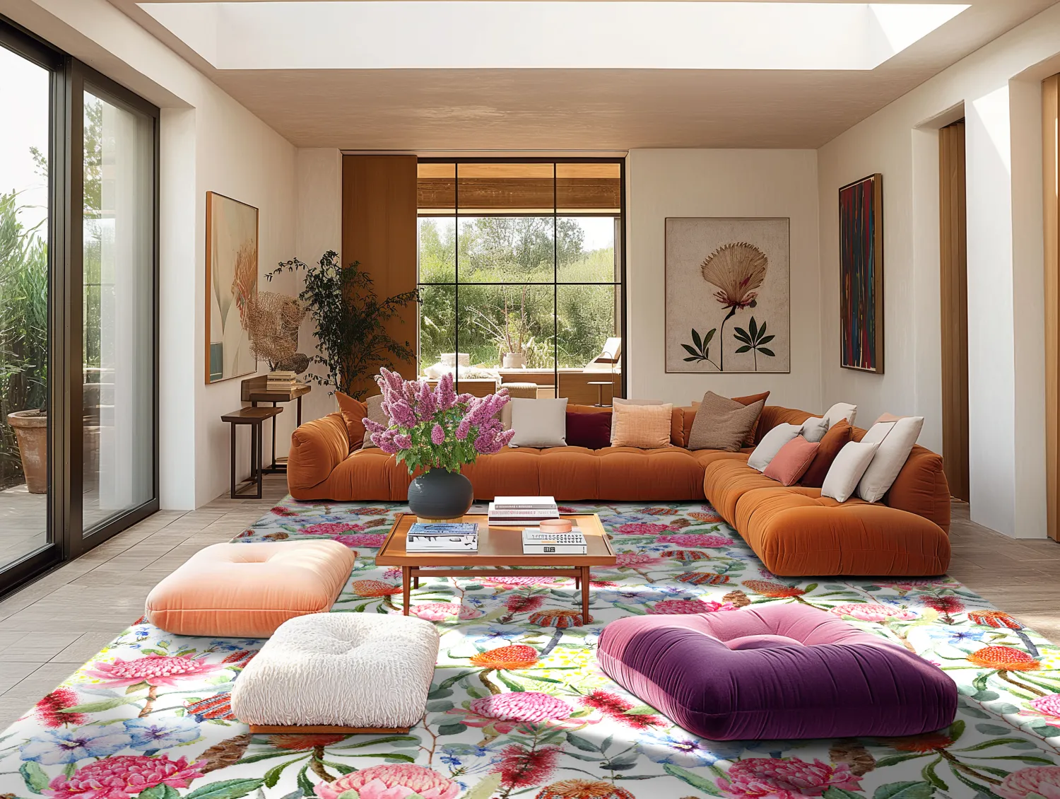 Alfombra Wilton - Lois (rosa/multi)