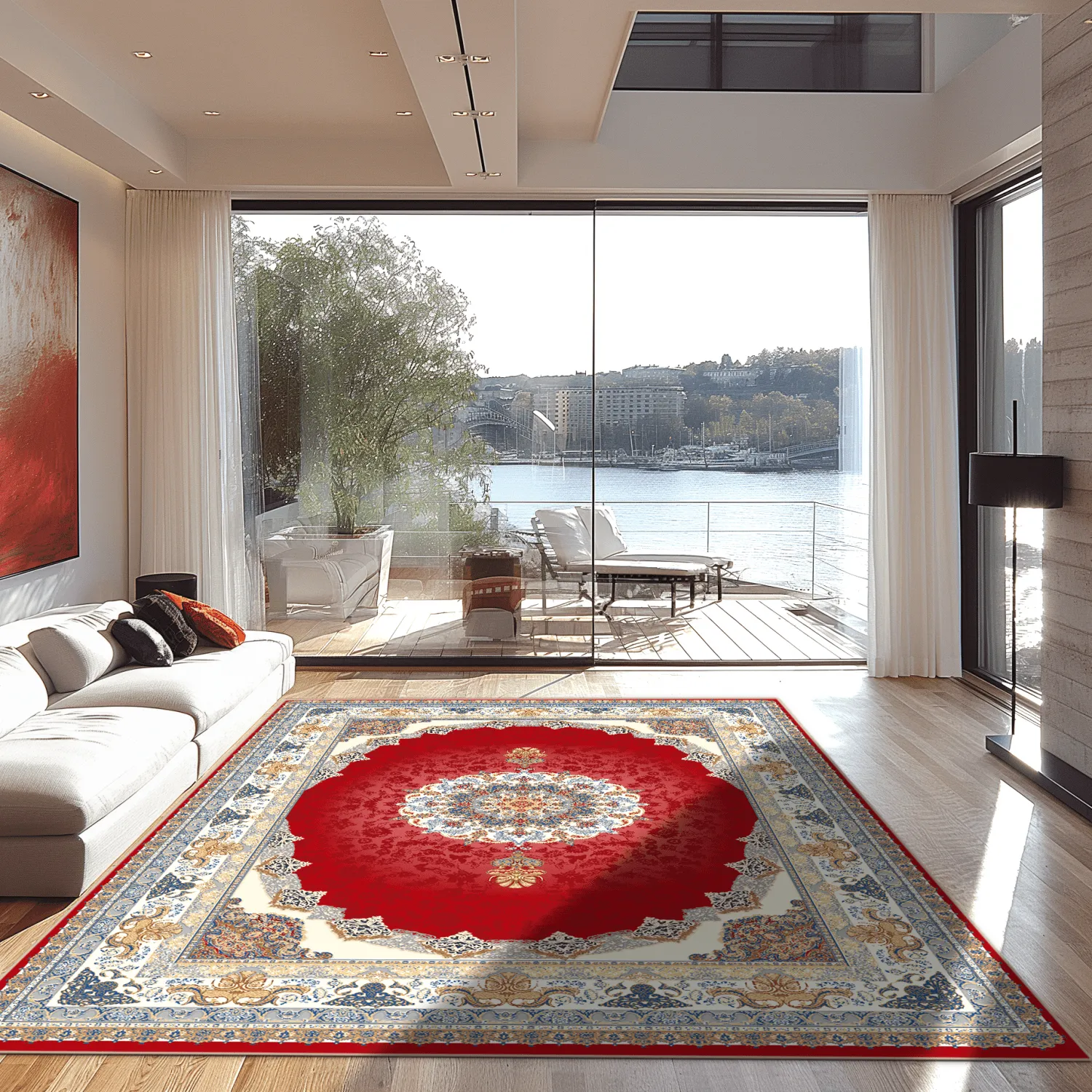 Alfombra Wilton - Lukla (rojo)