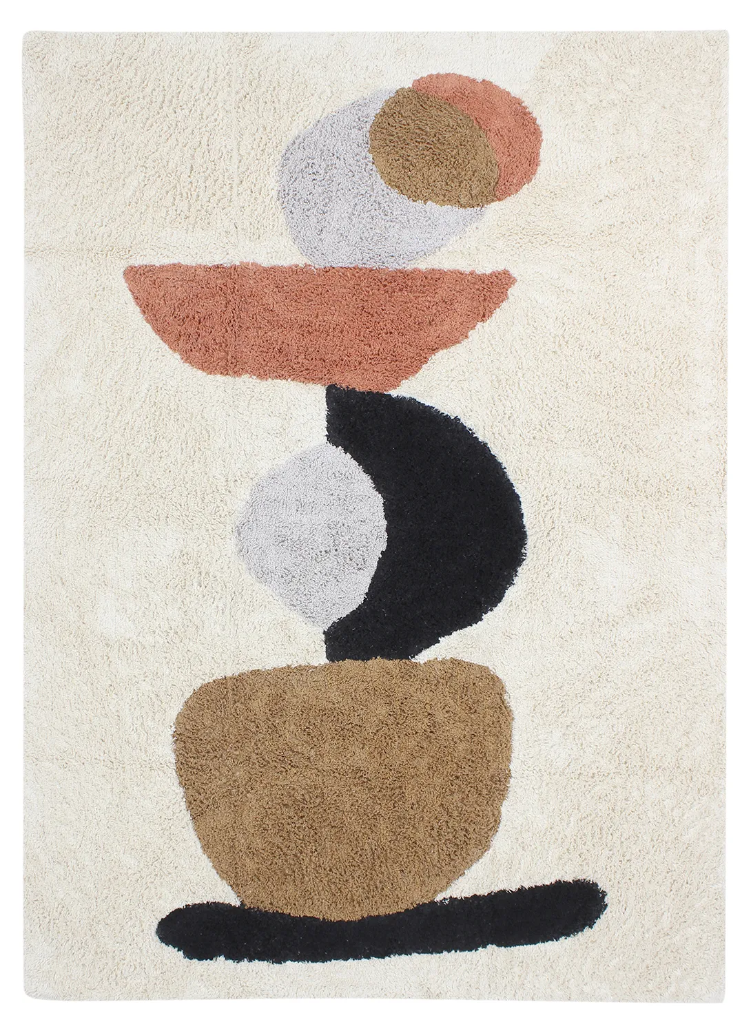 Alfombras de pelo largo - Mantona Natural Cotton Shaggy (multi)
