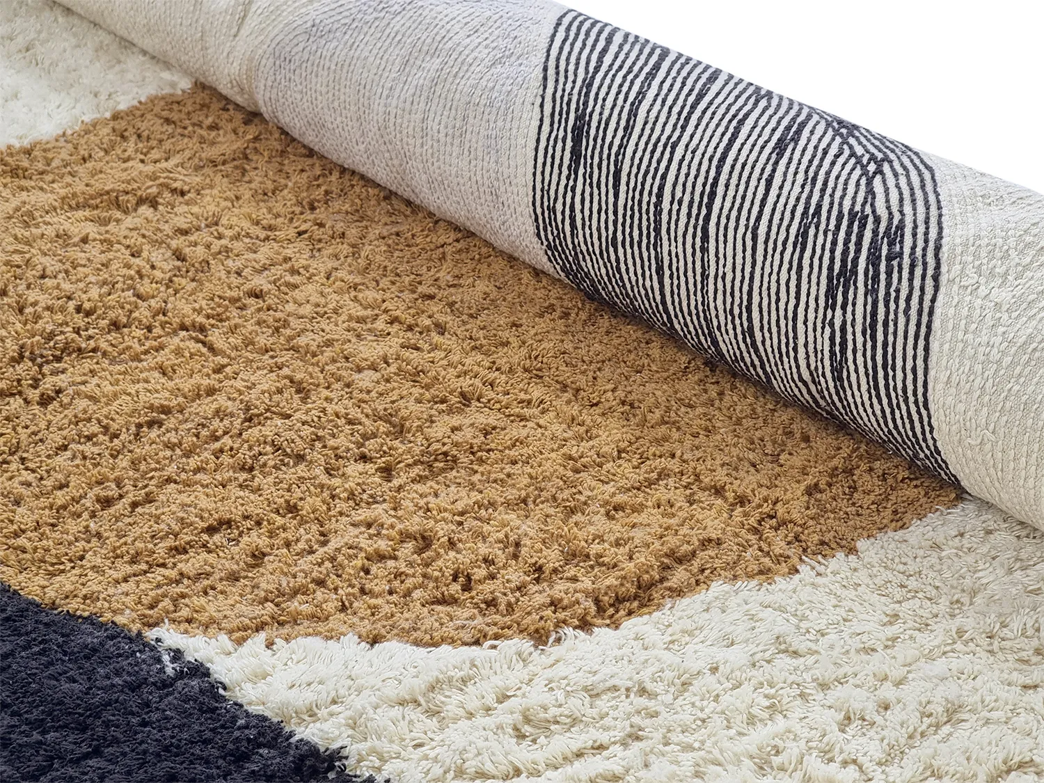 Alfombras de pelo largo - Mantona Natural Cotton Shaggy (multi)