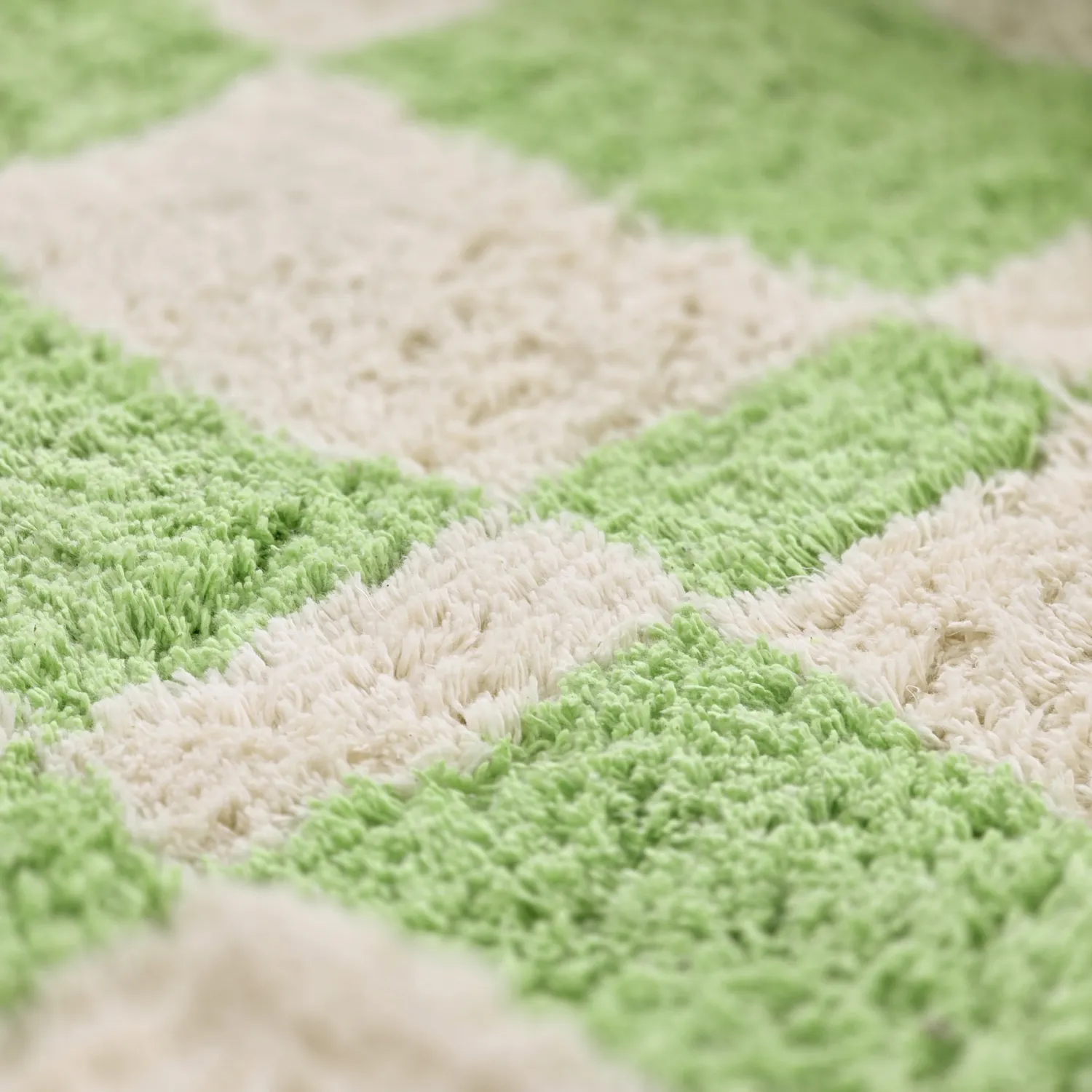 Alfombras de pelo largo - Maranello Natural Cotton Shaggy (verde)