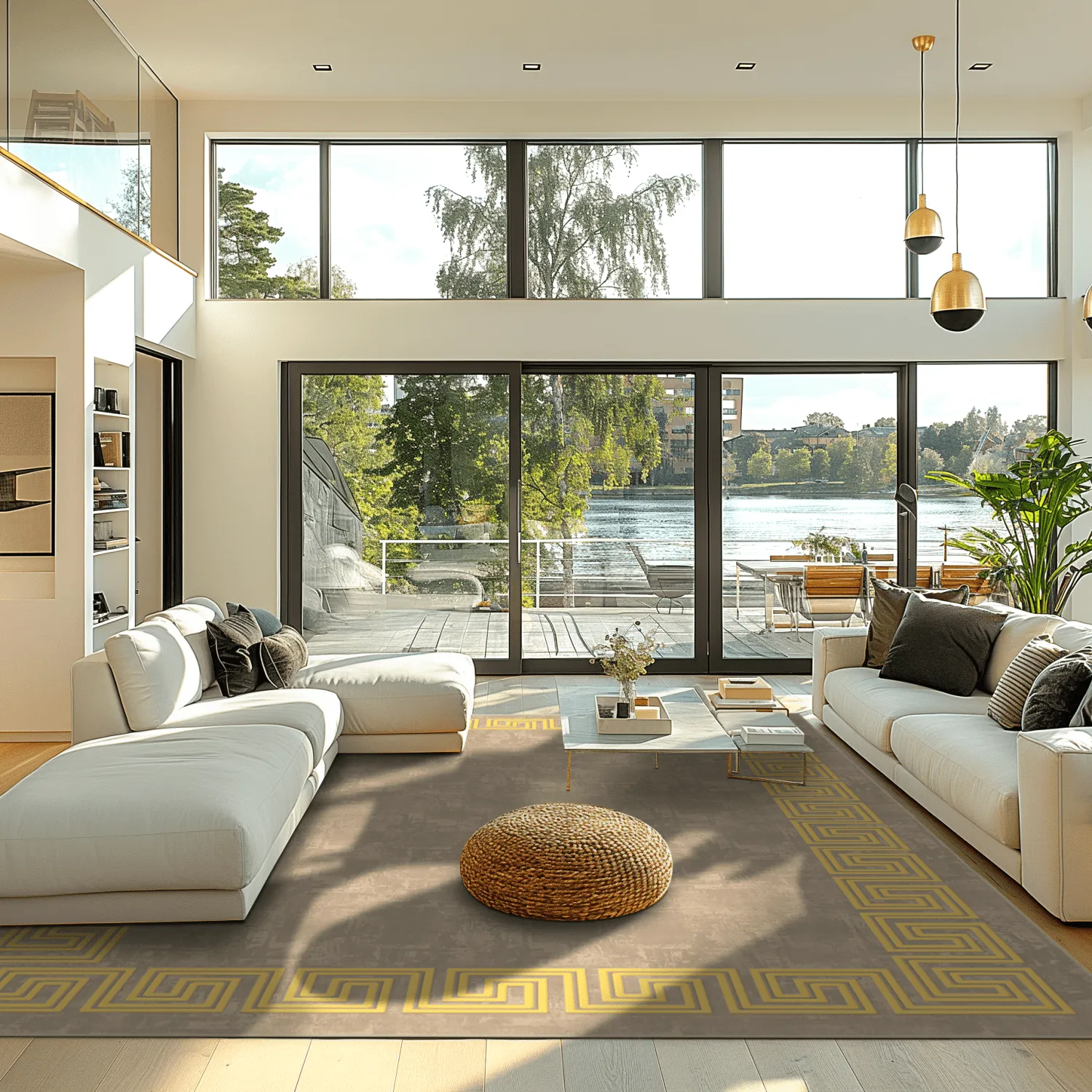 Alfombra Wilton - Myra (beige/amarillo)