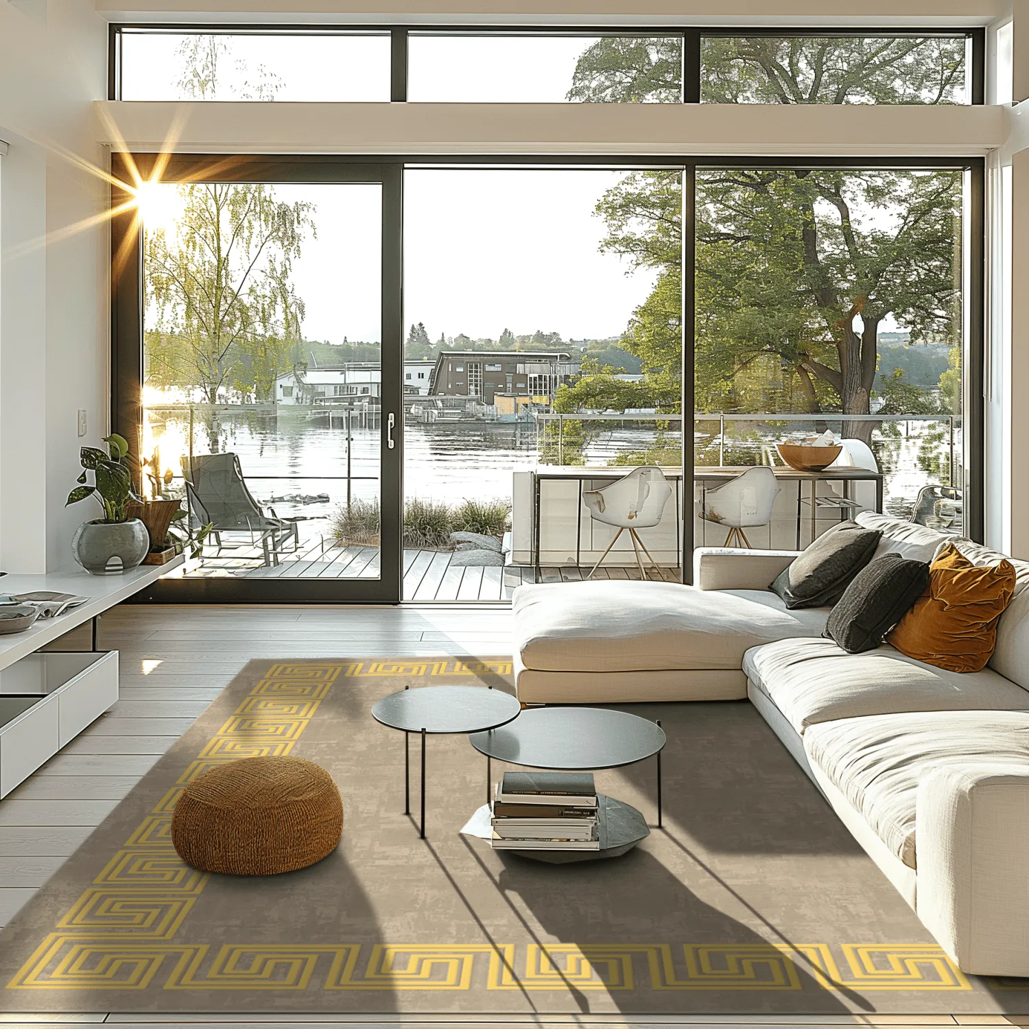 Alfombra Wilton - Myra (beige/amarillo)