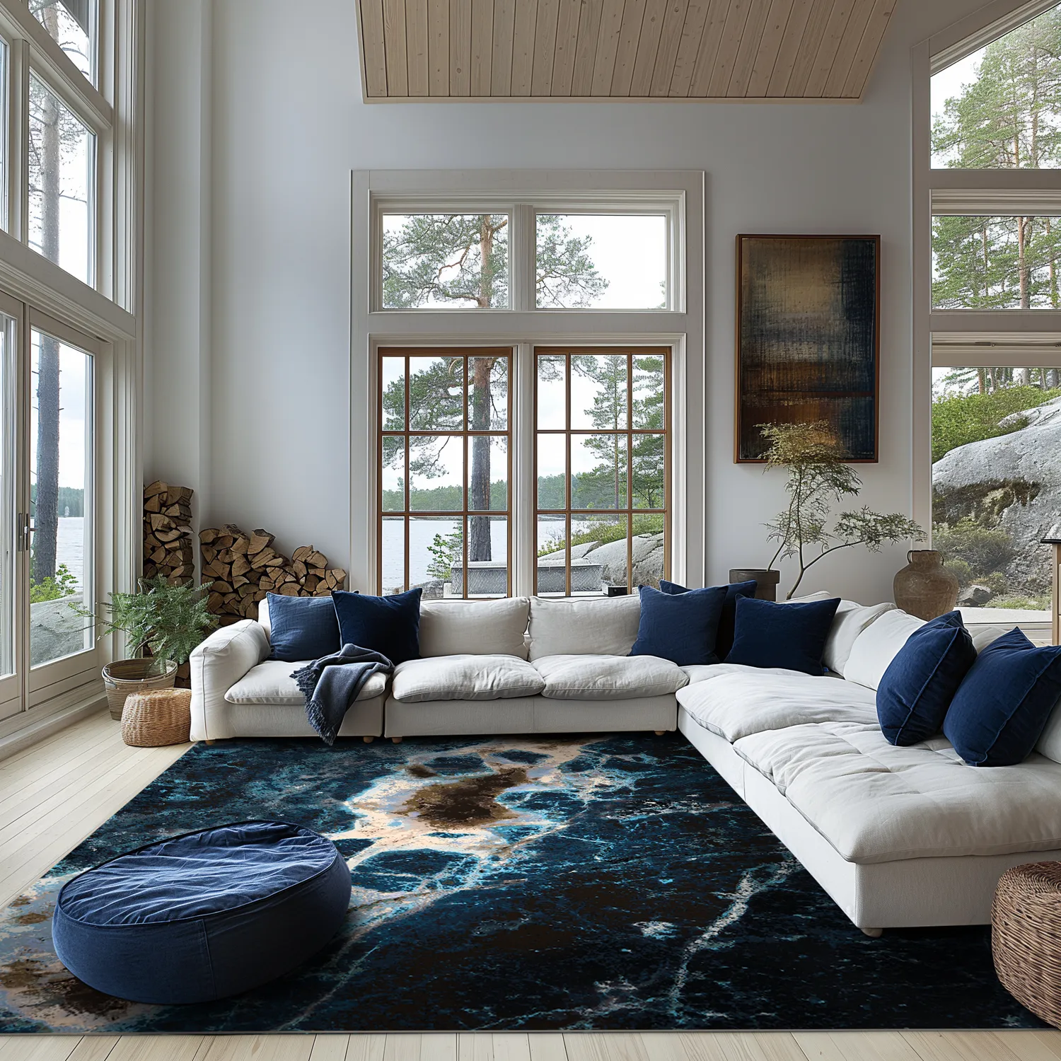 Alfombra Wilton - Narbolia (azul/multi)