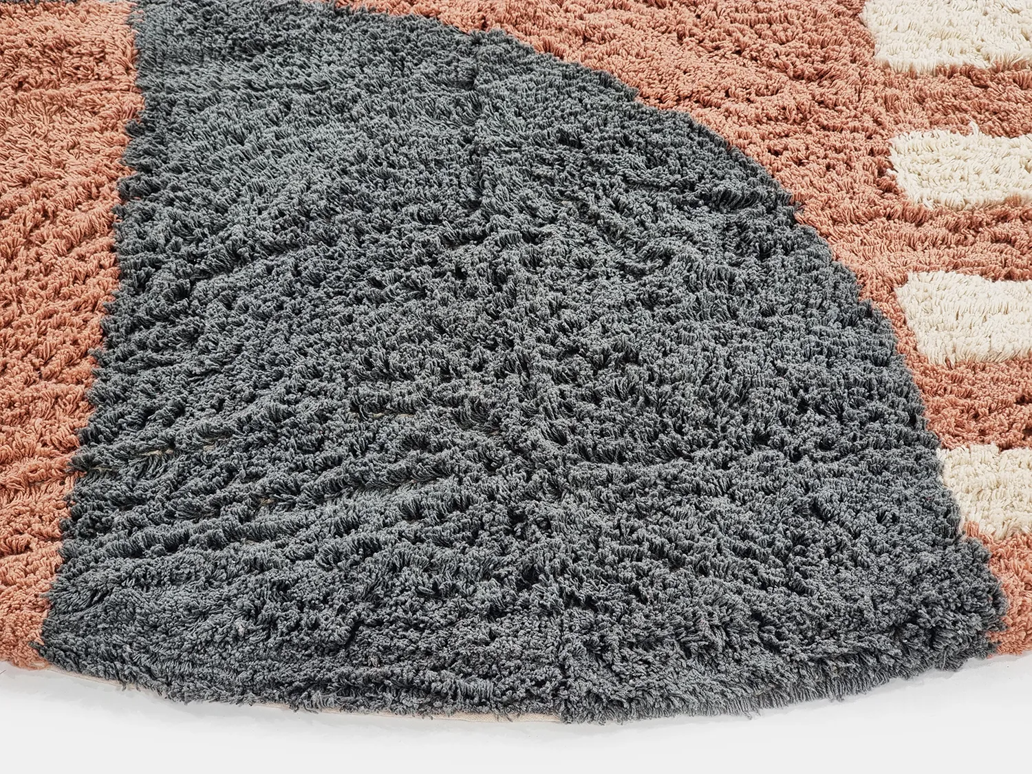 Alfombras redondeadas - Osmery Natural Cotton Shaggy (multi)