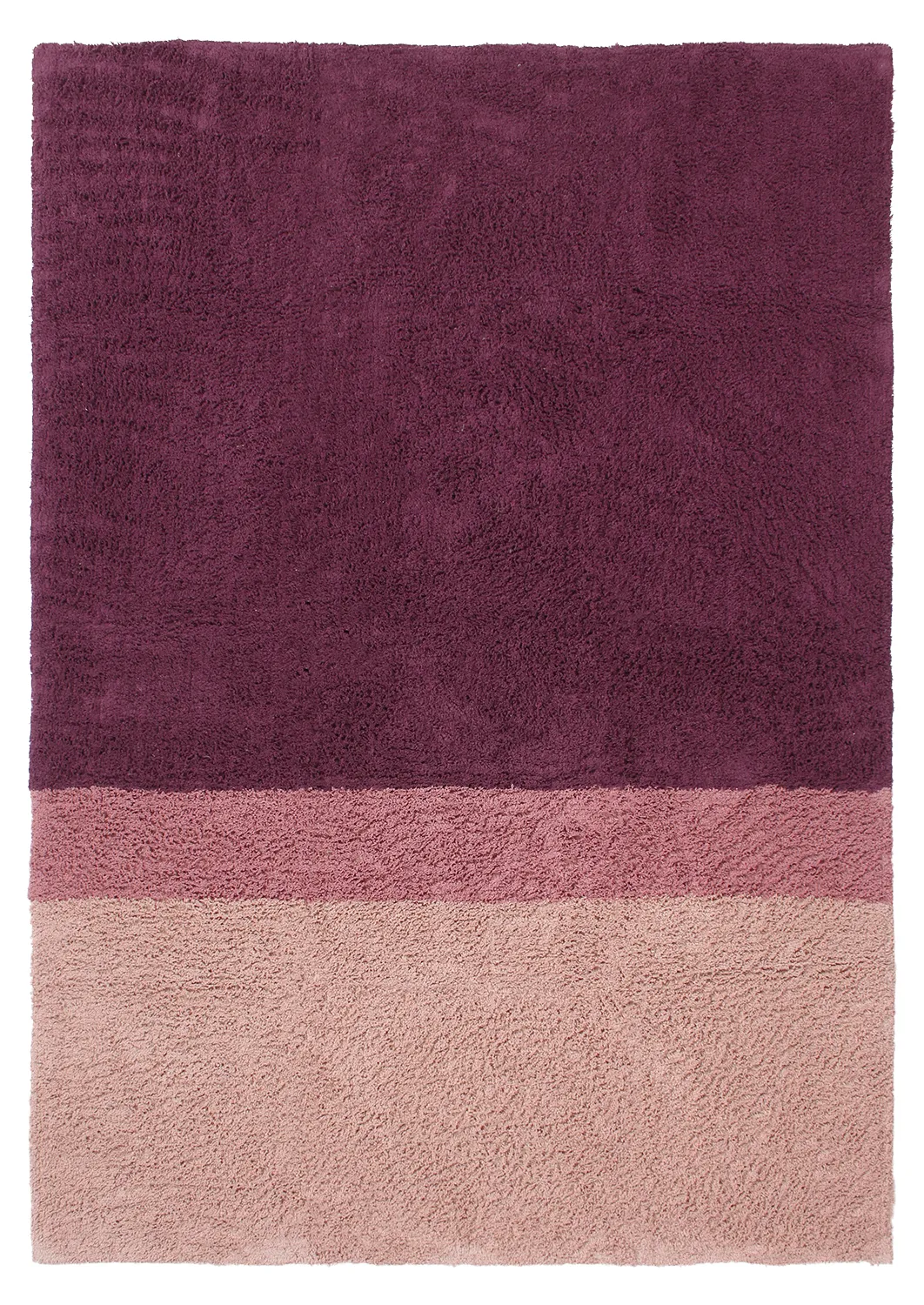 Alfombras de pelo largo - Pione Natural Cotton Shaggy (rosa)
