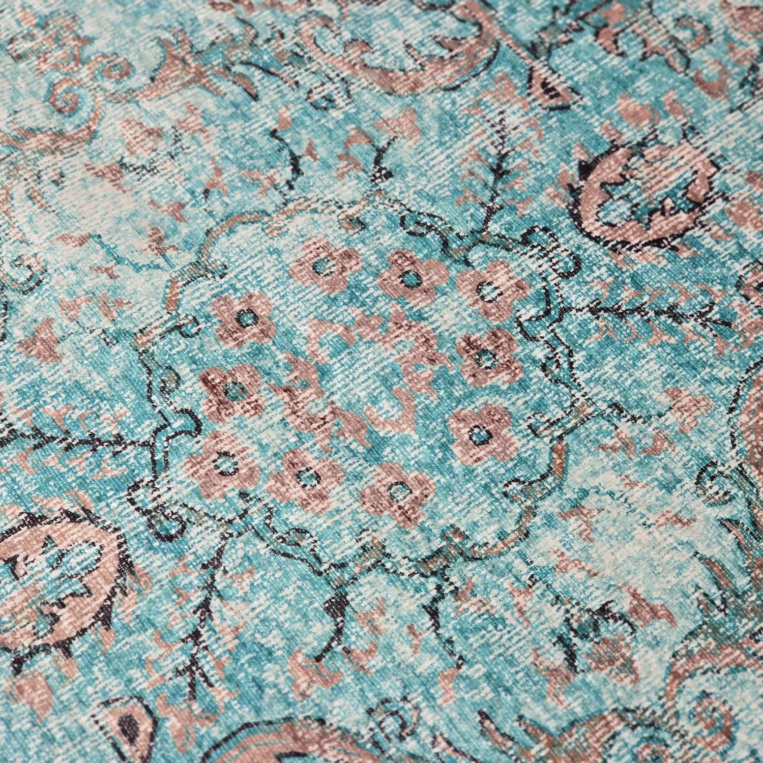 Alfombra Wilton - Rosalie (azul)