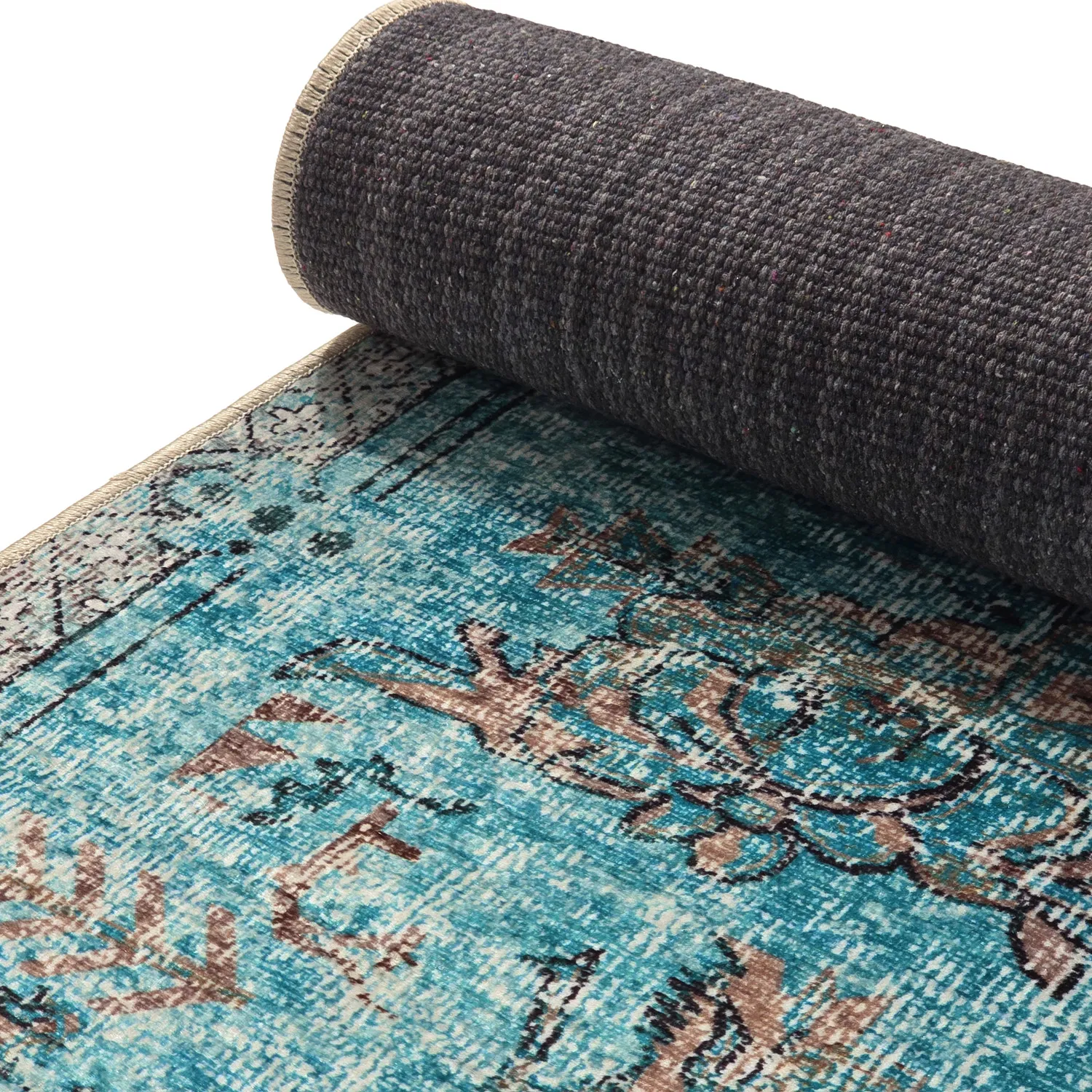 Alfombra Wilton - Rosalie (azul)