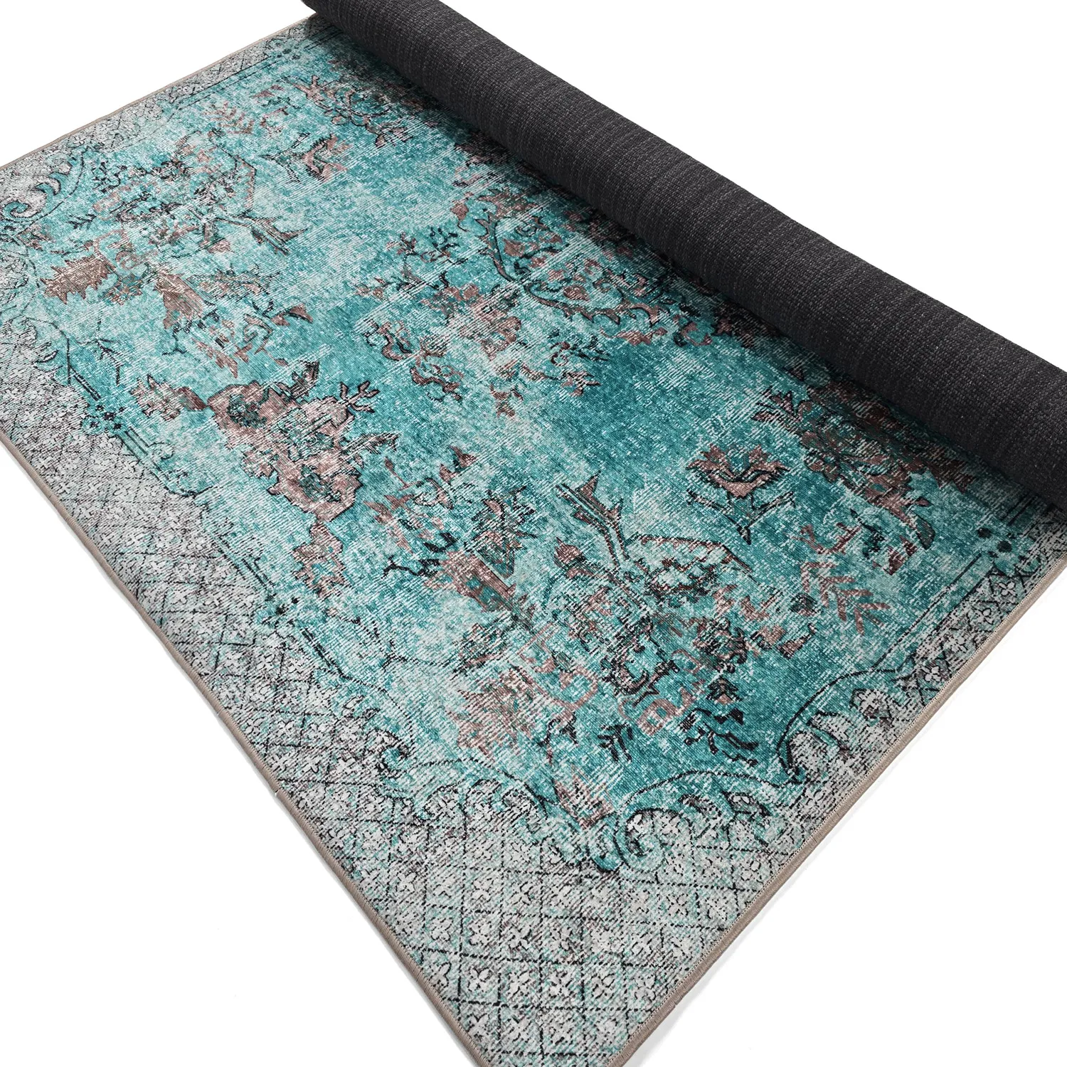 Alfombra Wilton - Rosalie (azul)