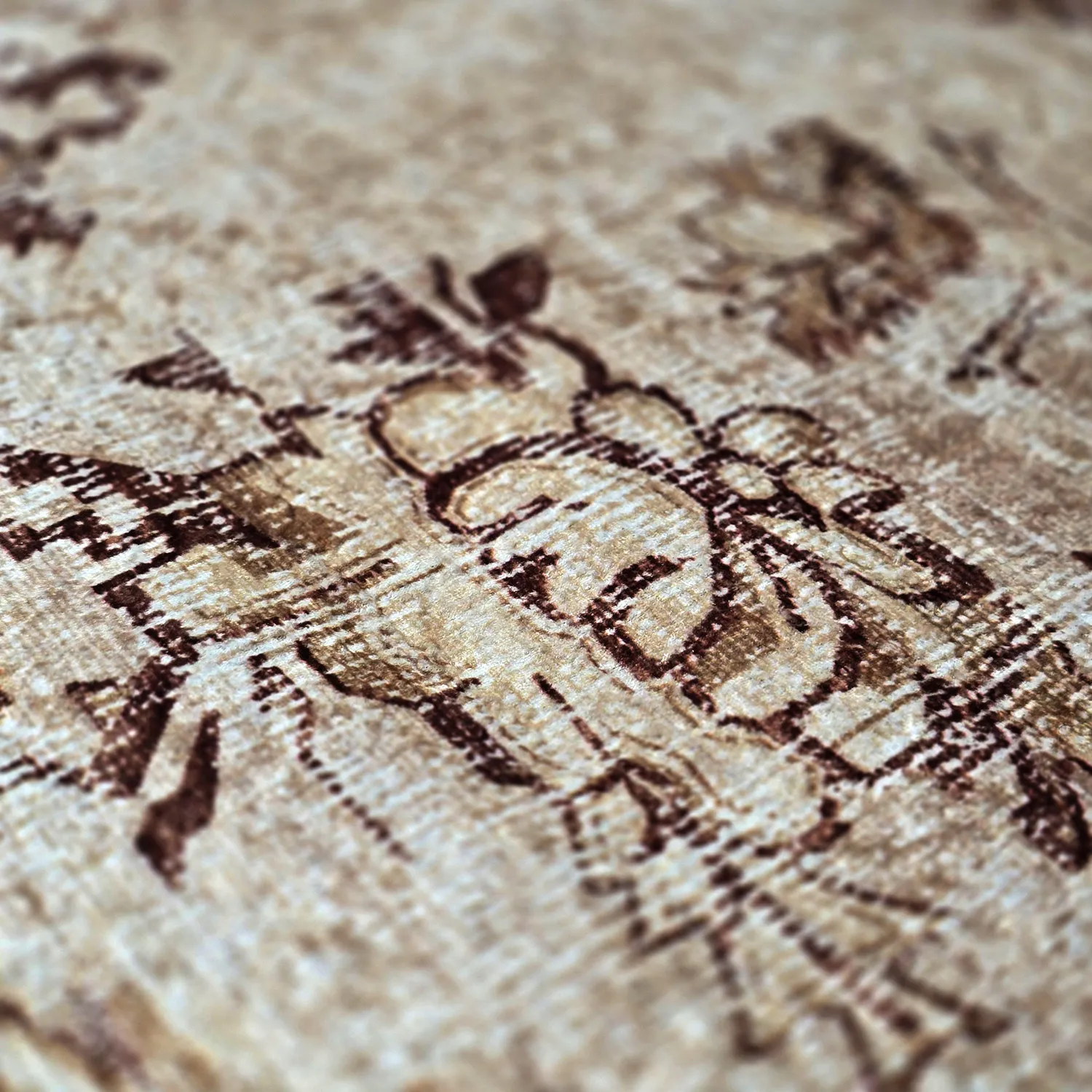 Alfombra Wilton - Rosalie (marrón)