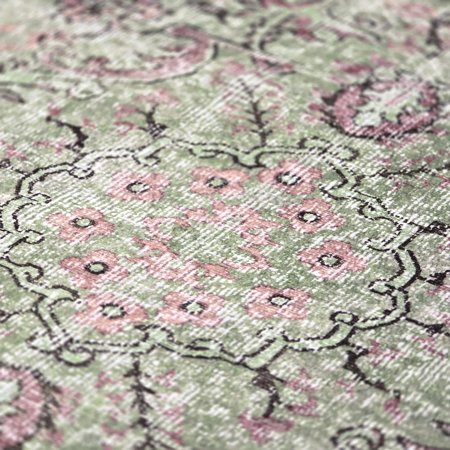 Alfombra Wilton - Rosalie (verde)