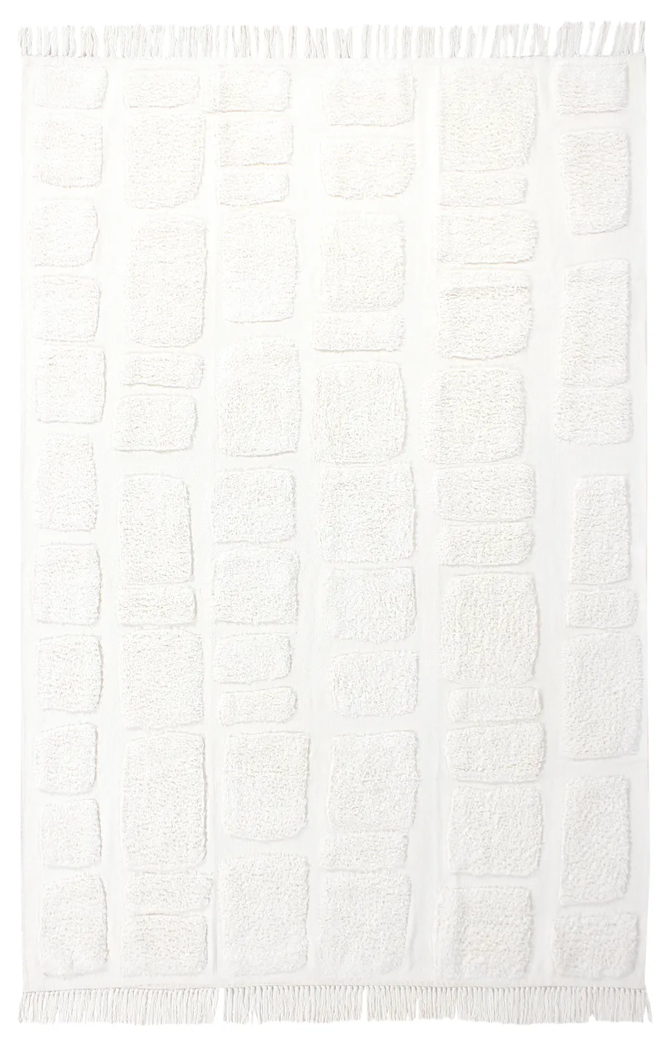 Alfombras de pelo largo - Salem Natural Cotton Shaggy (offwhite)