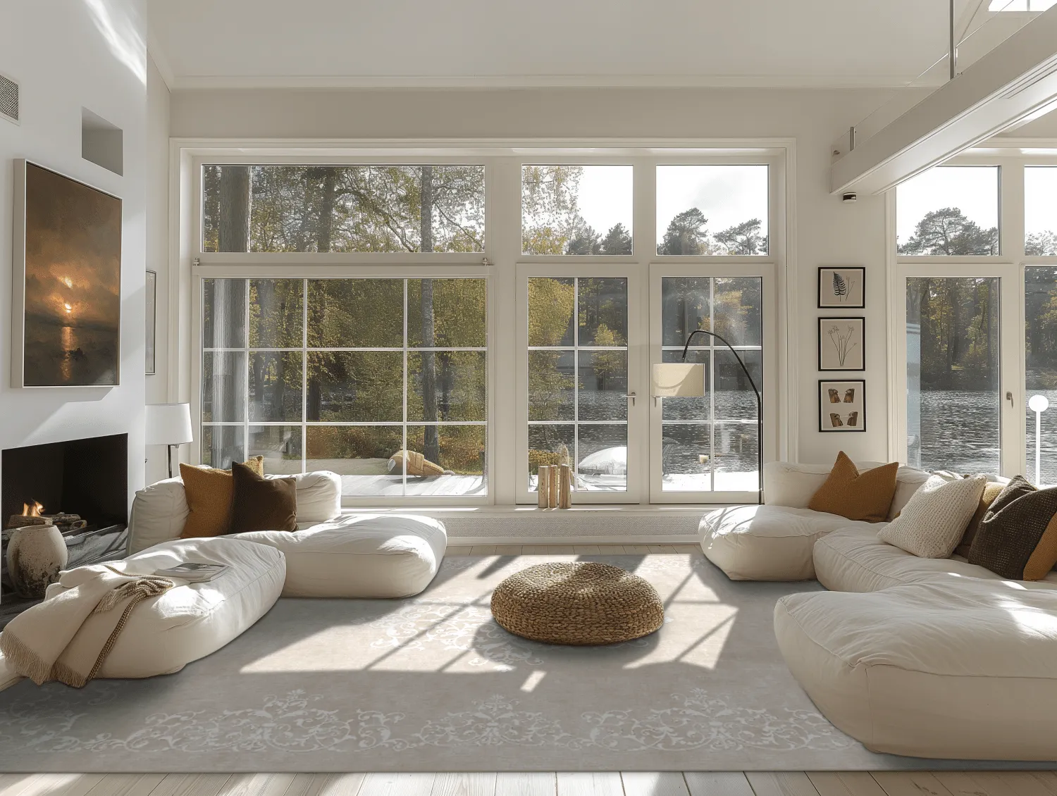 Alfombra Wilton - Santi (beige/blanco)