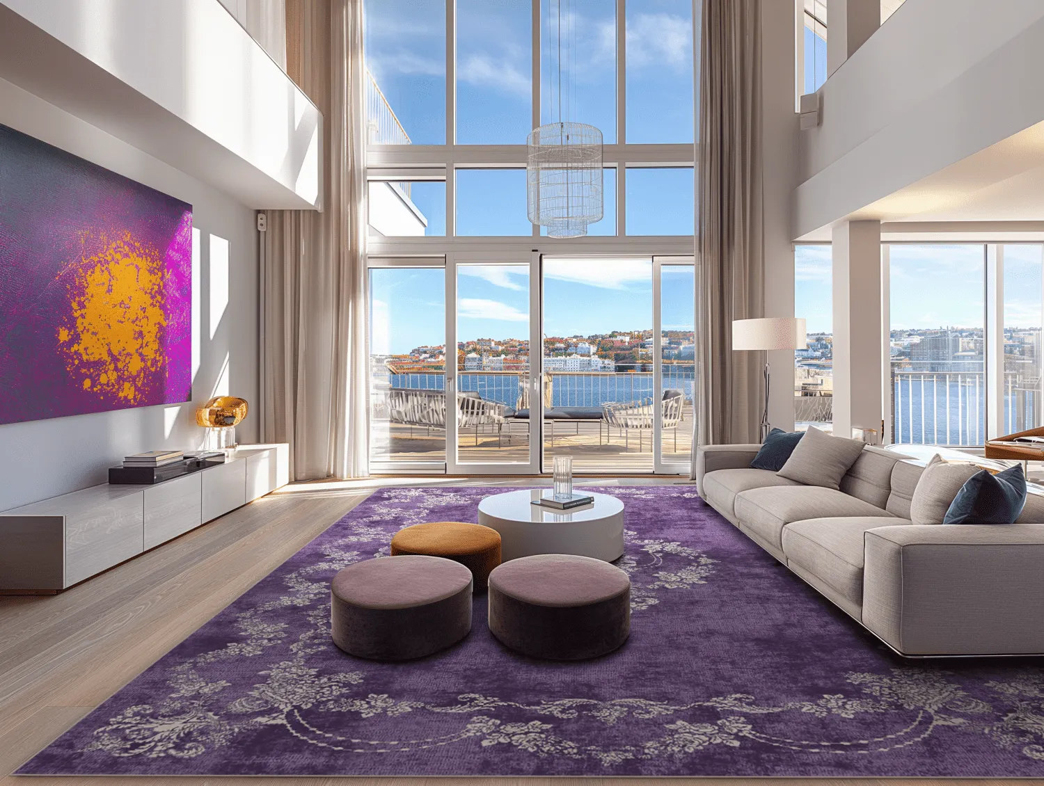 Alfombra Wilton - Taknis (morado)