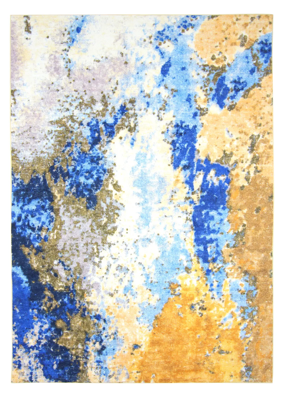 Alfombra Wilton - Travale (azul/amarillo/multi)