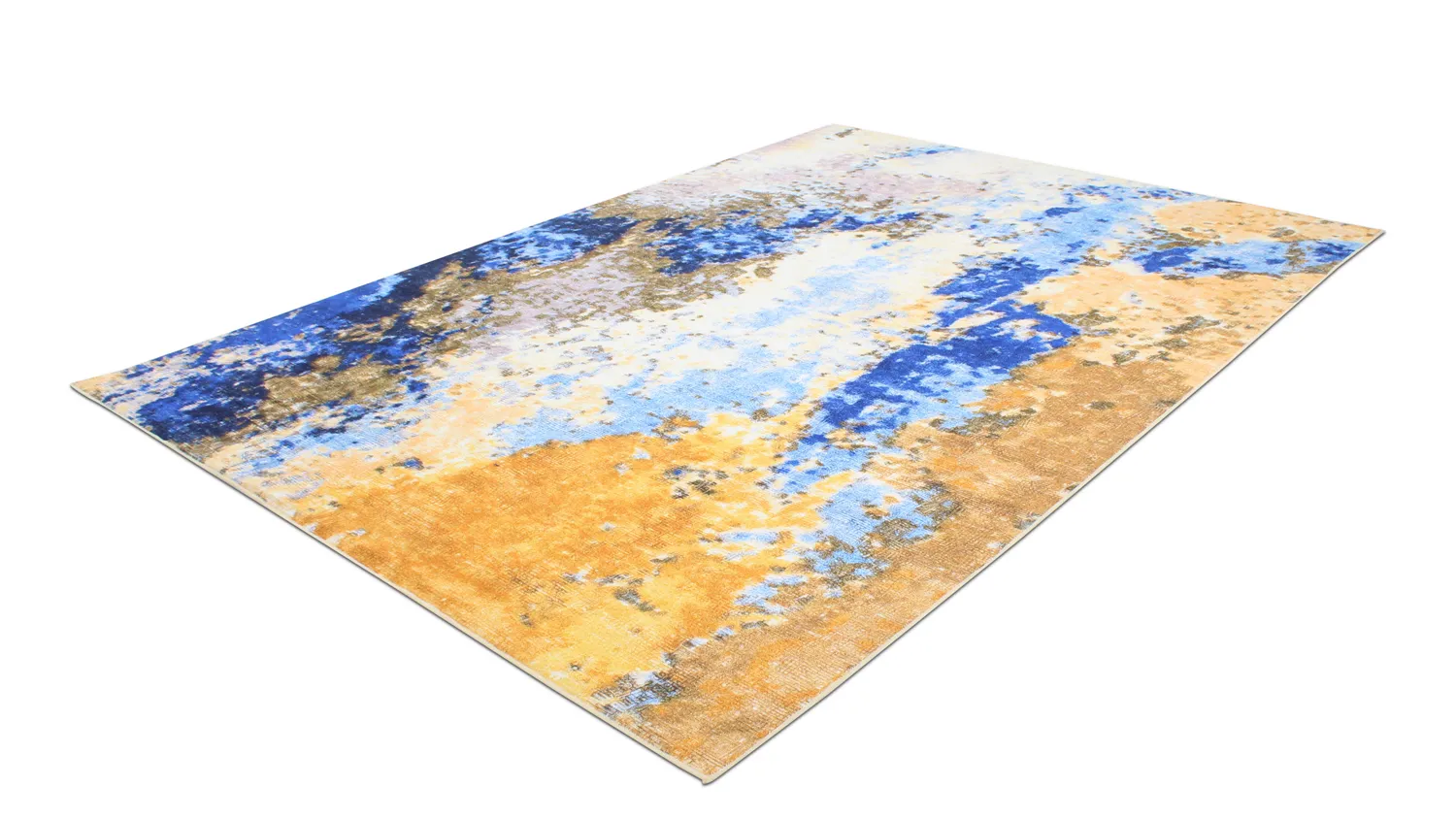 Alfombra Wilton - Travale (azul/amarillo/multi)