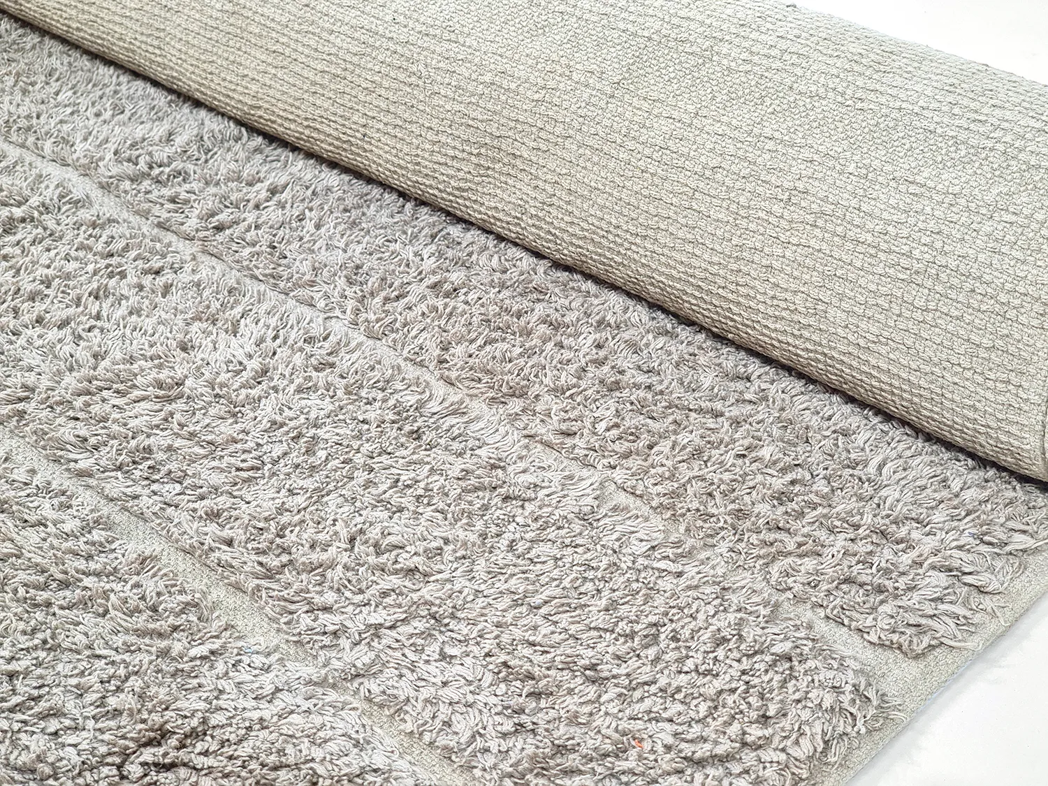 Alfombras de pelo largo - Willow Natural Cotton Shaggy (greige)