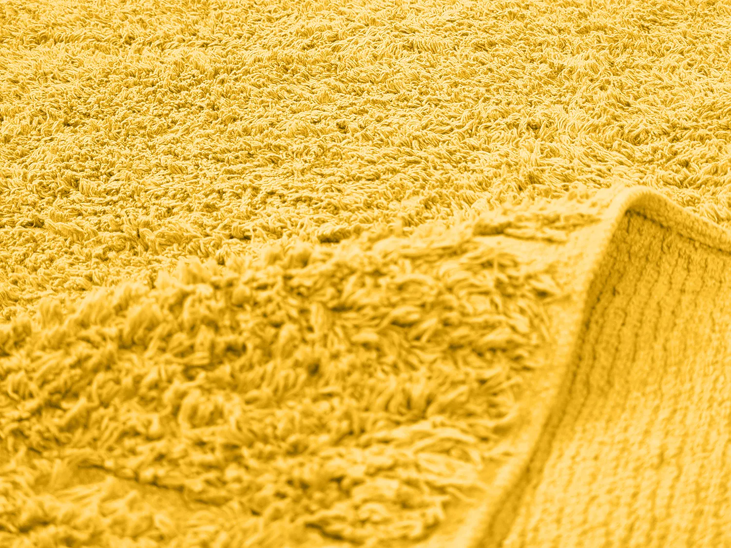 Alfombras de pelo largo - Willow Natural Cotton Shaggy (amarillo)