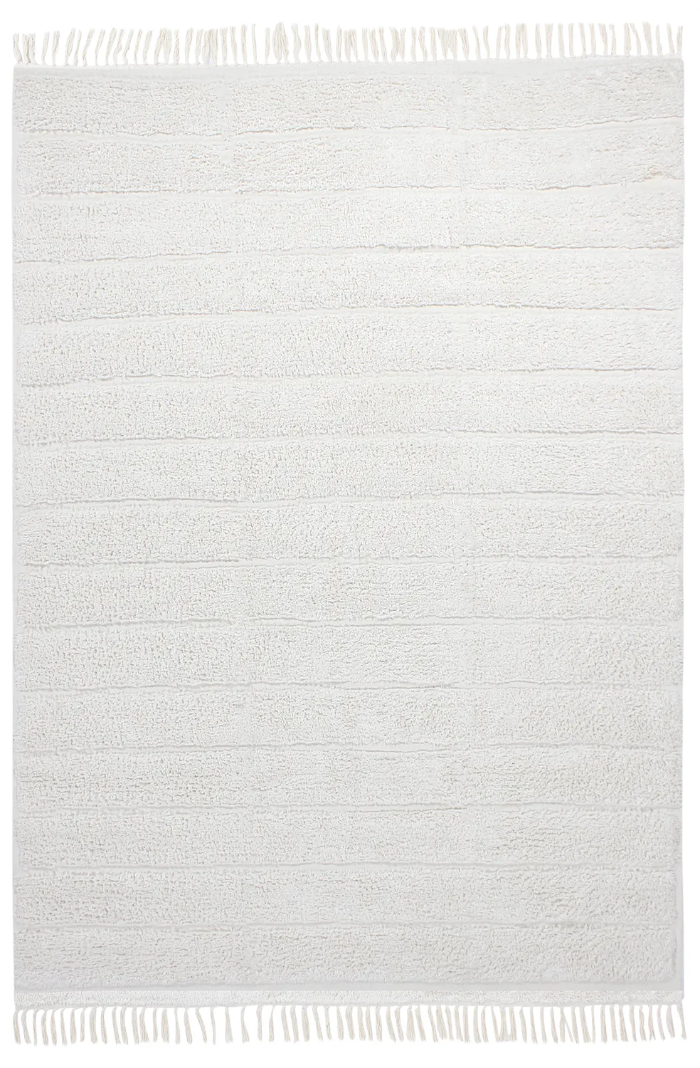 Alfombras de pelo largo - Willow Natural Cotton Shaggy (offwhite)